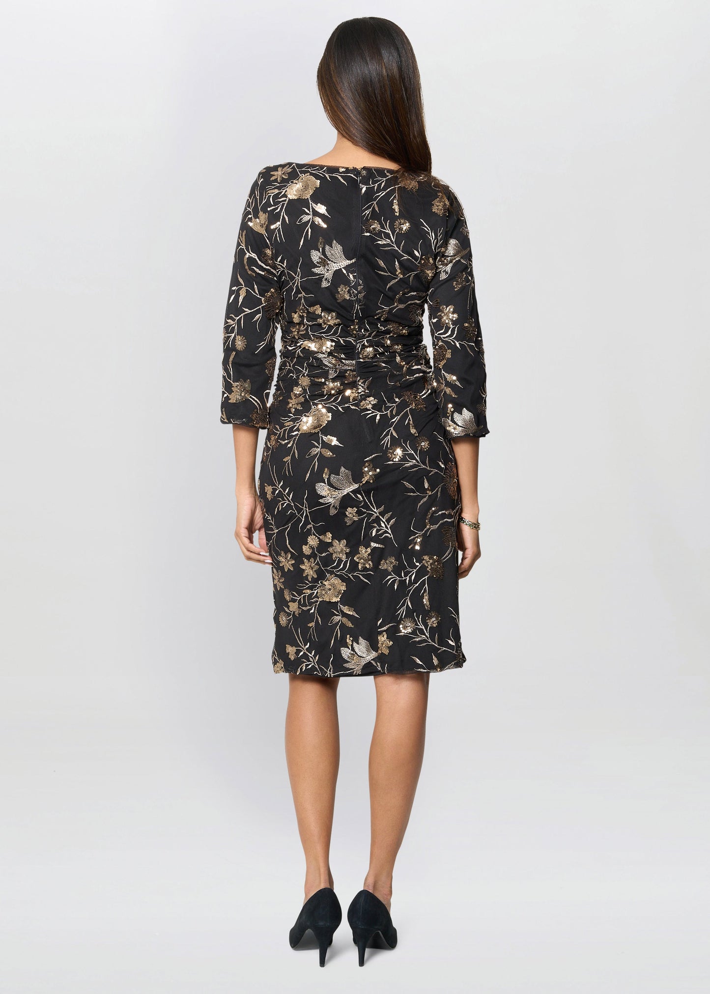  Sue Sequin Embroidered Dress