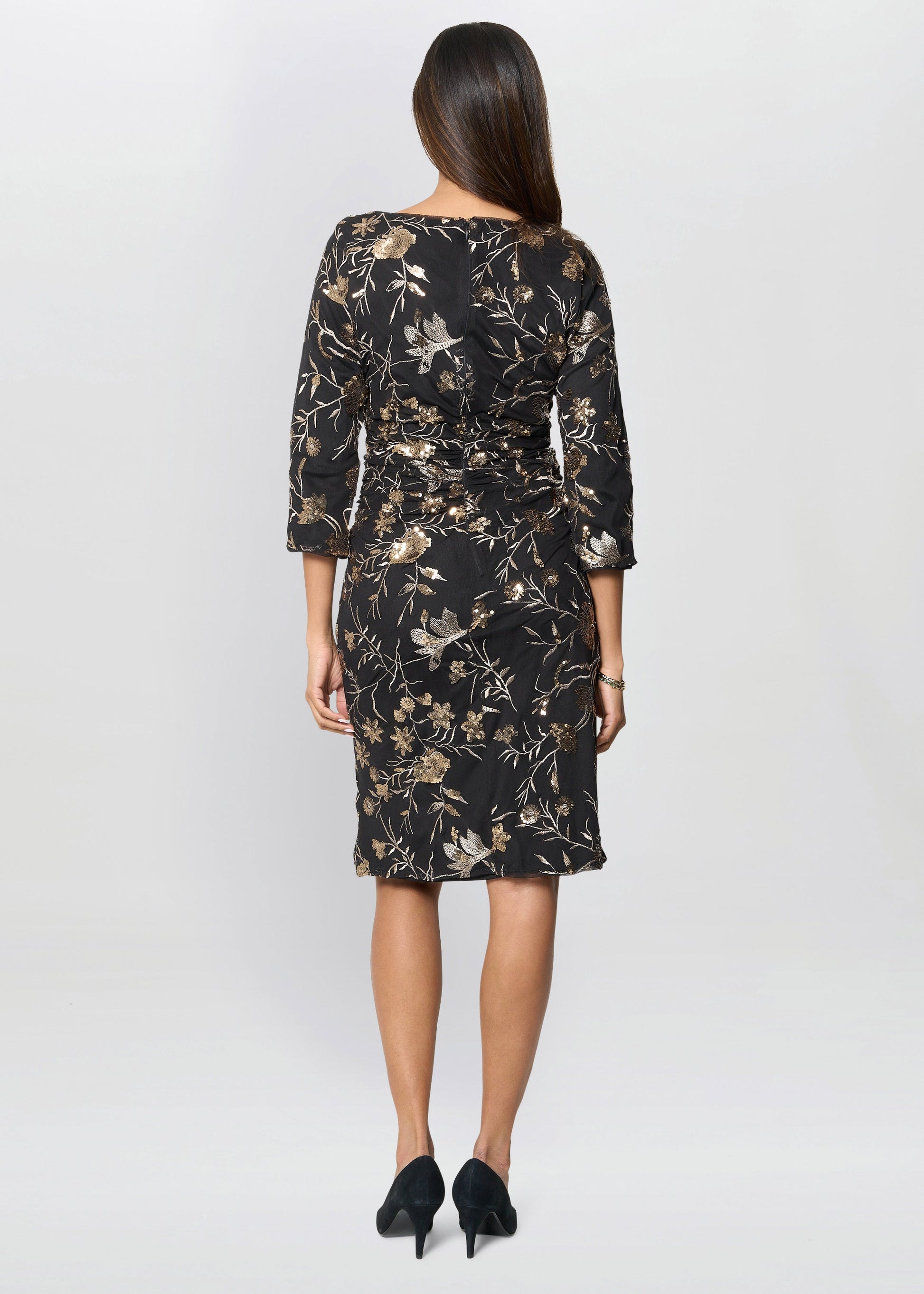 Sue Sequin Embroidered Dress
