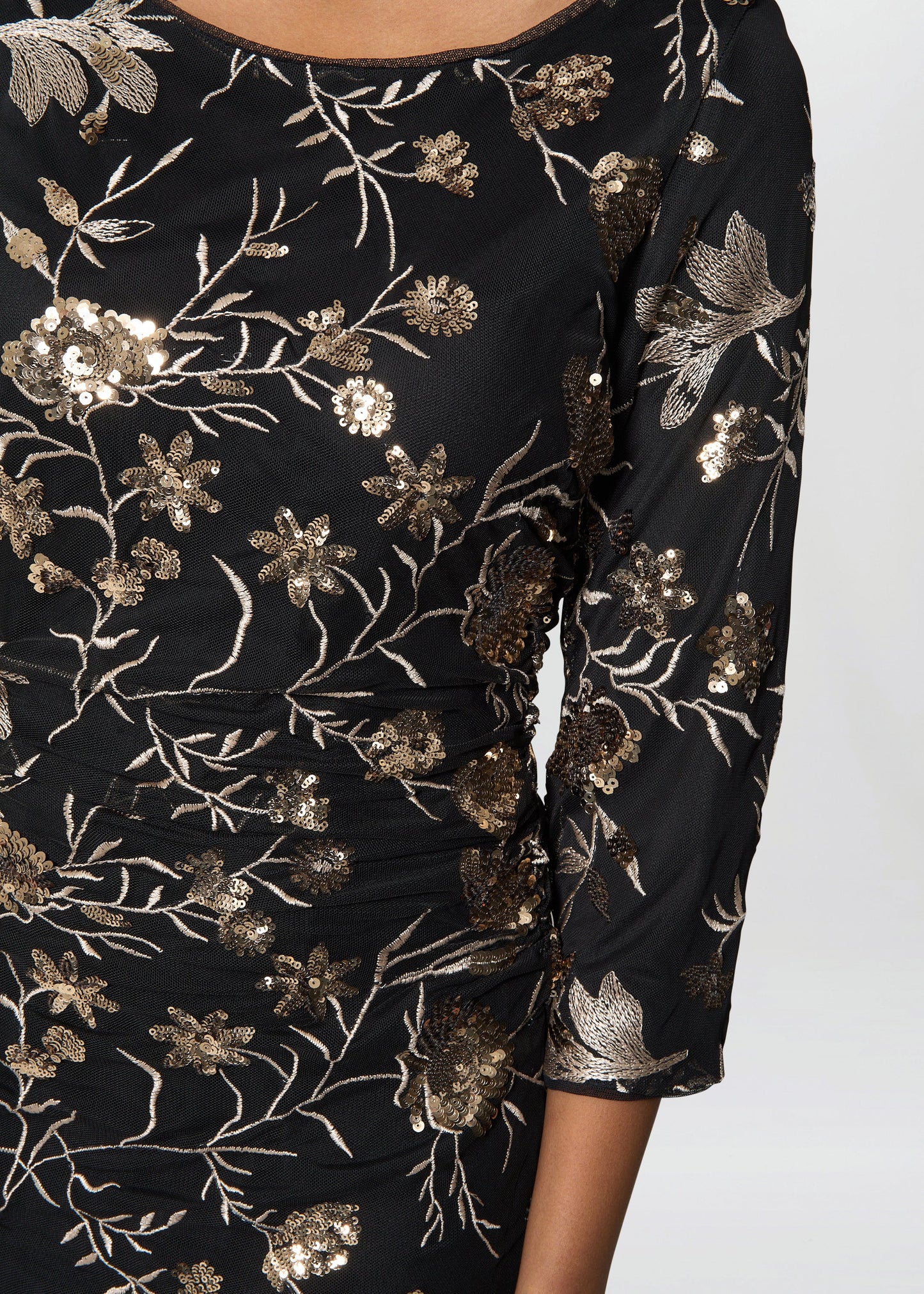  Sue Sequin Embroidered Dress