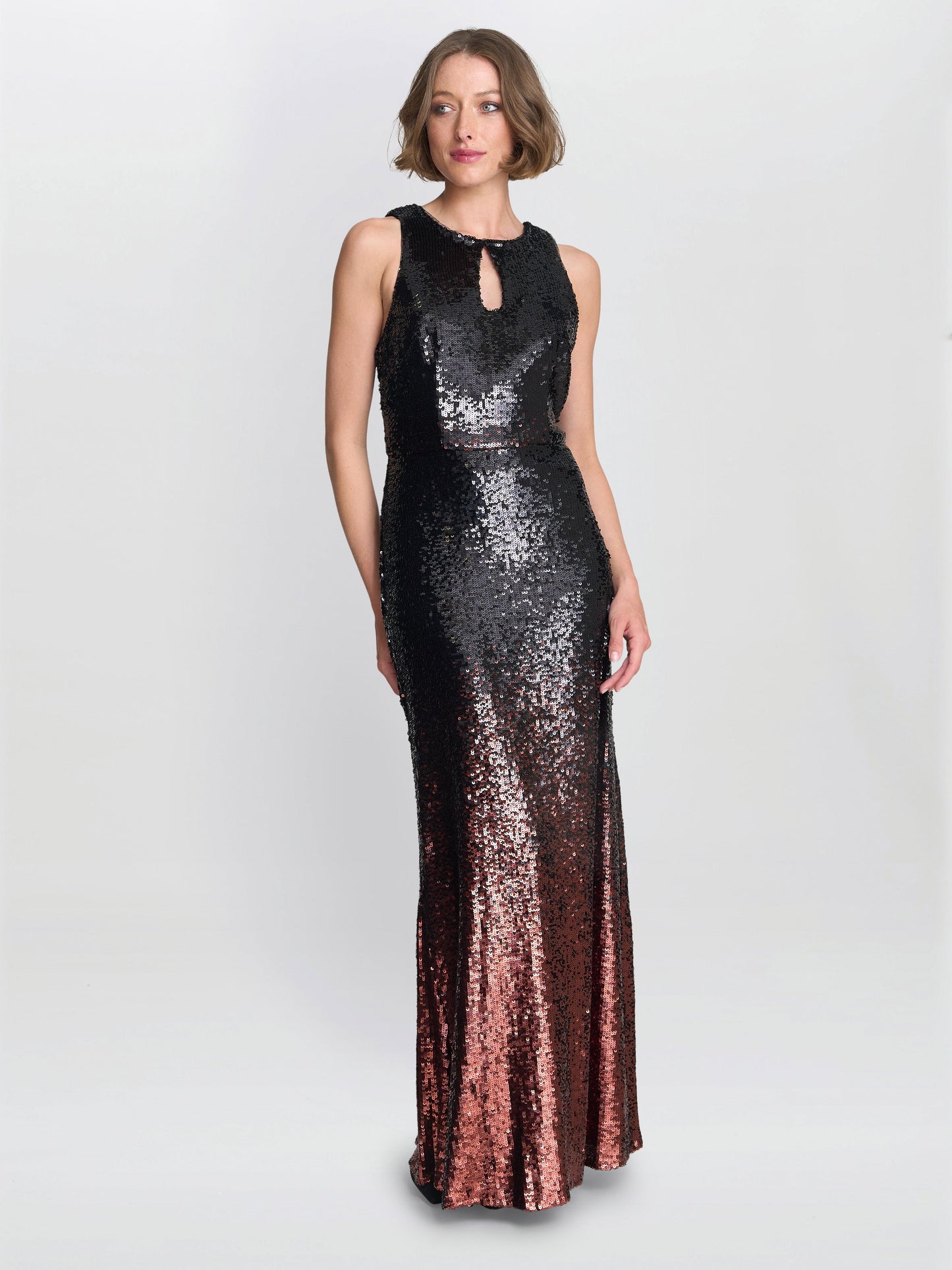  Tallulah Ombre Sequin Maxi Dress