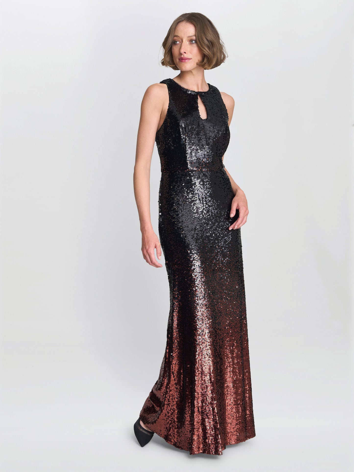  Tallulah Ombre Sequin Maxi Dress