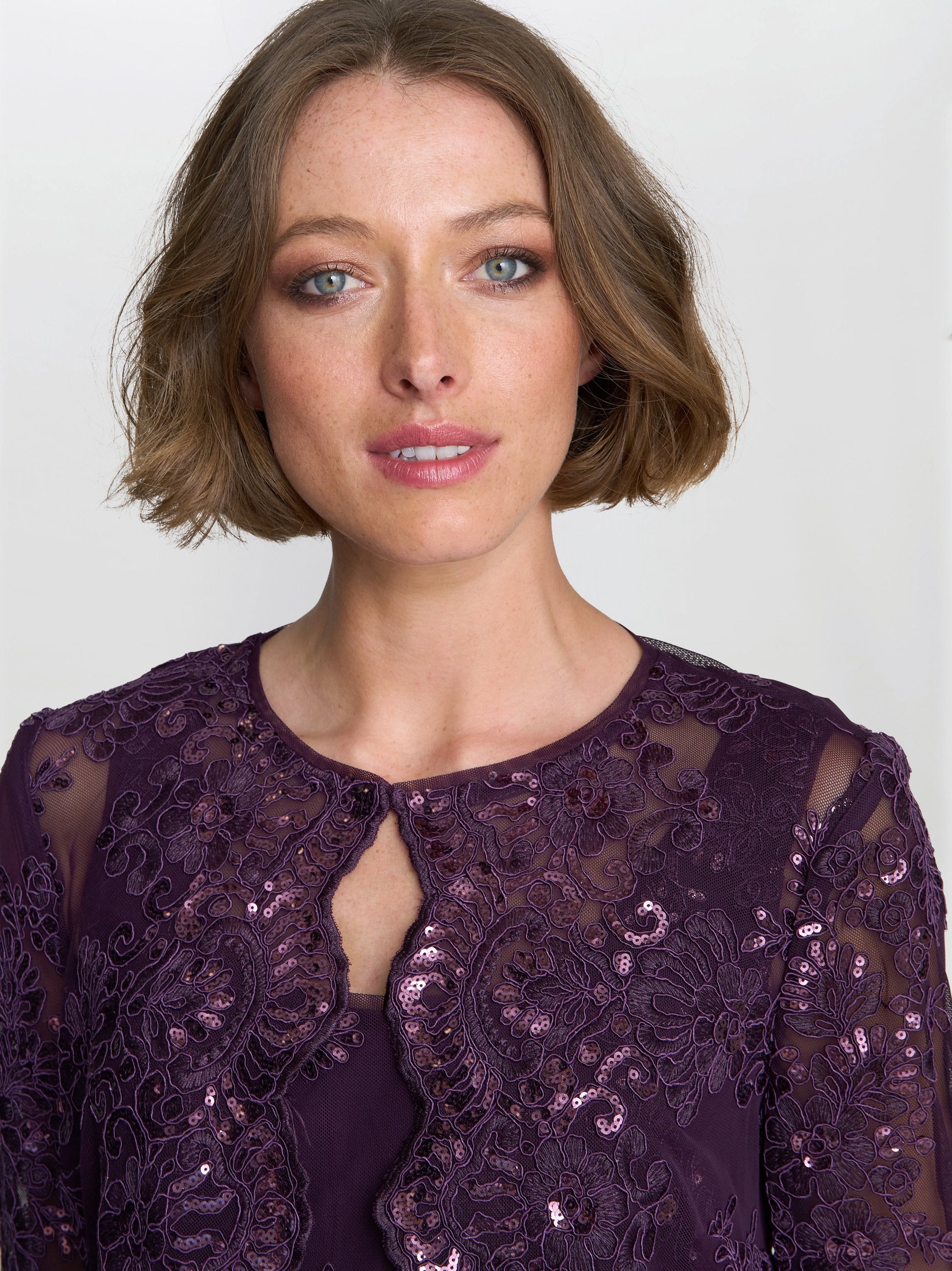  Susanne Maxi Dress With Lace Jacket