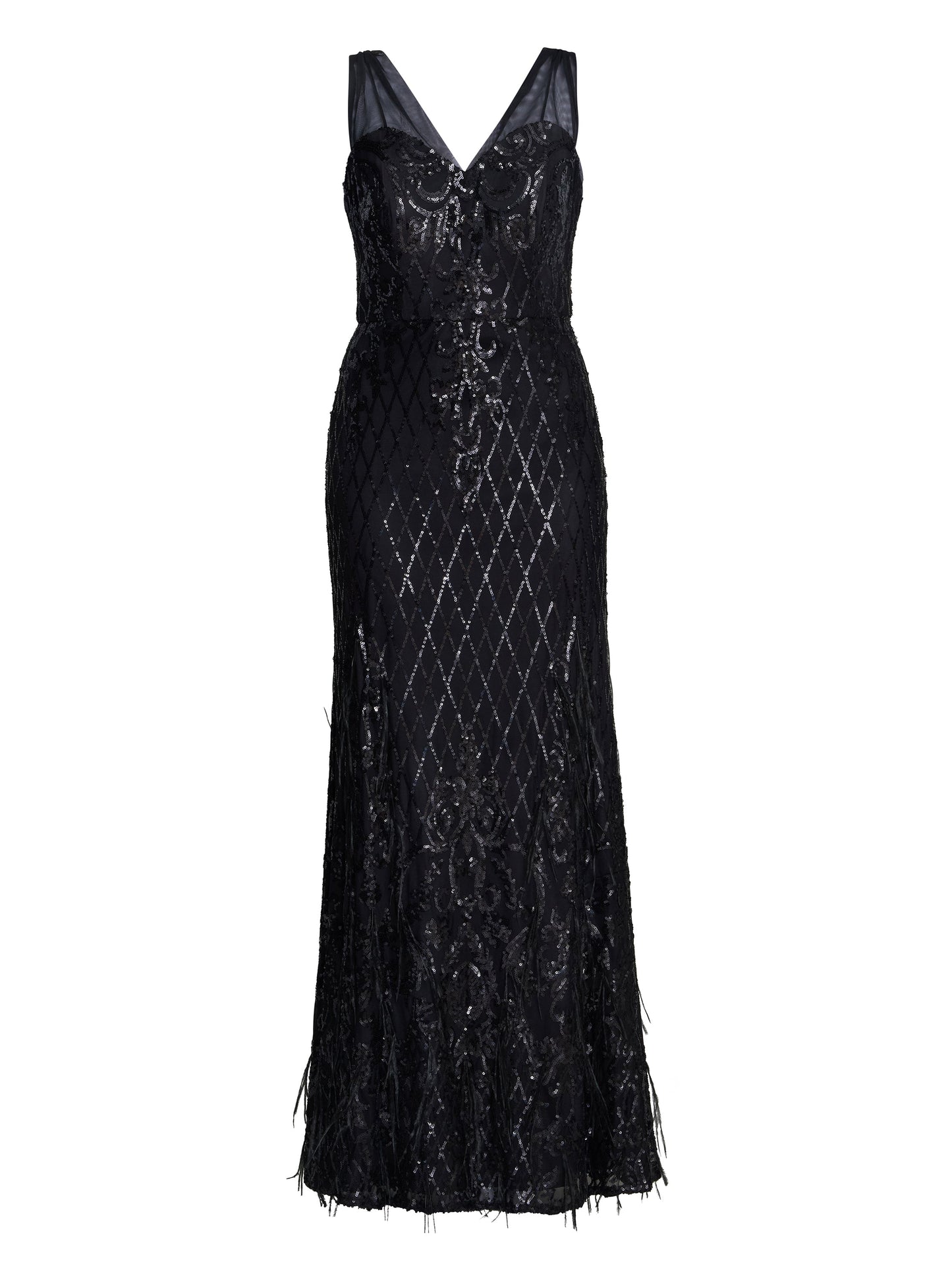  Tamsin Sleeveless Sequin Maxi Dress