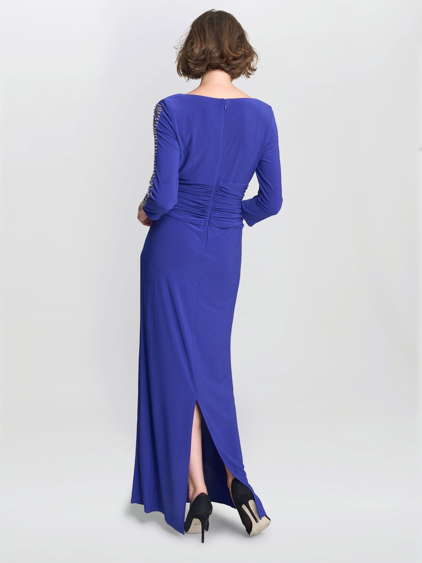  Hollie Embellished Sleeve Maxi Dress