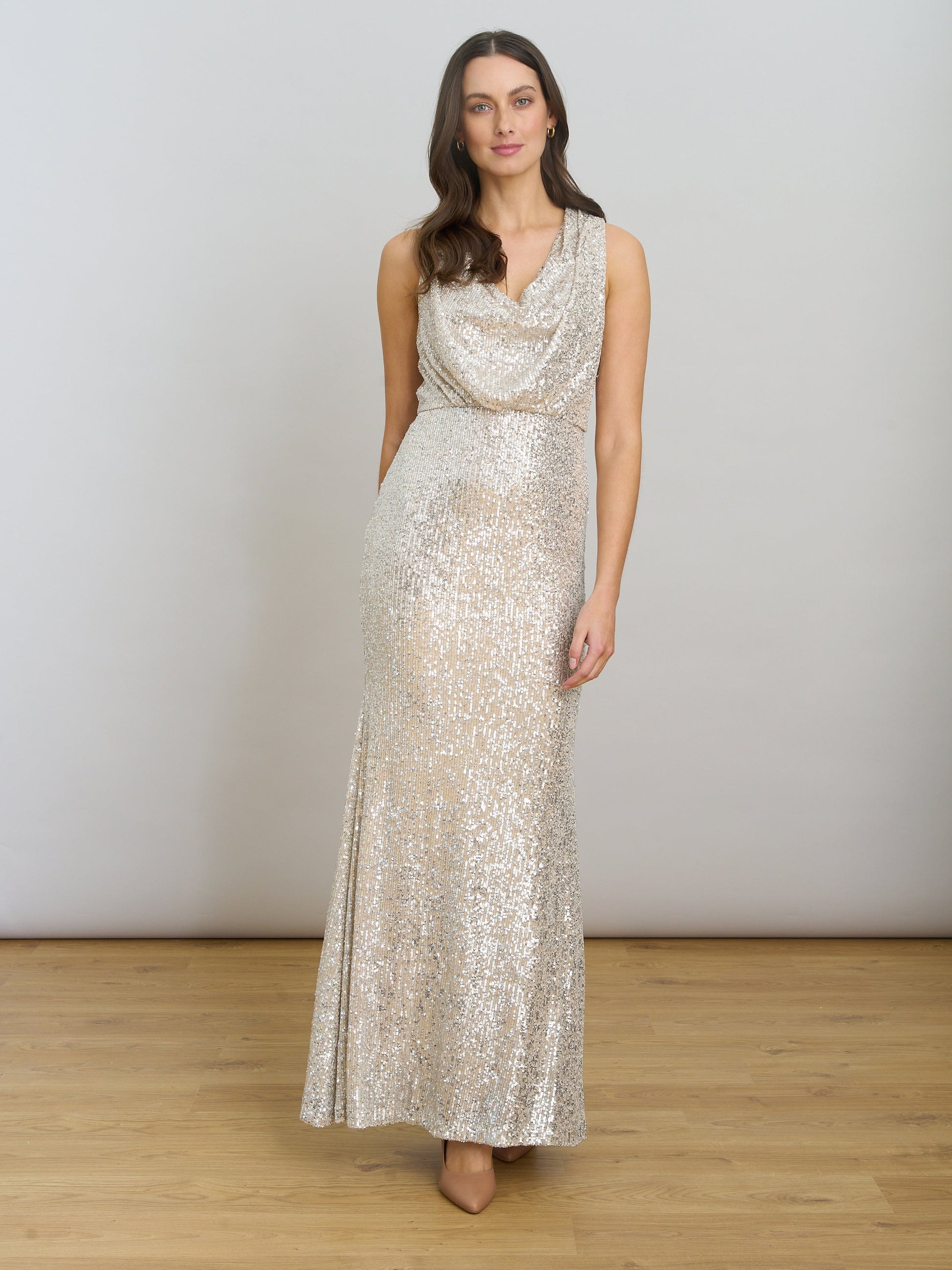  Terri Sequin Maxi Dress
