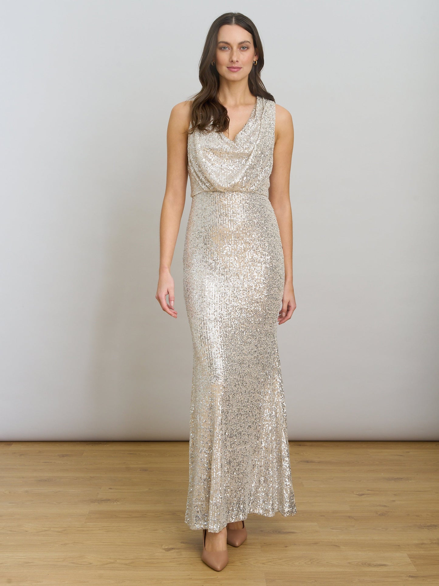  Terri Sequin Maxi Dress
