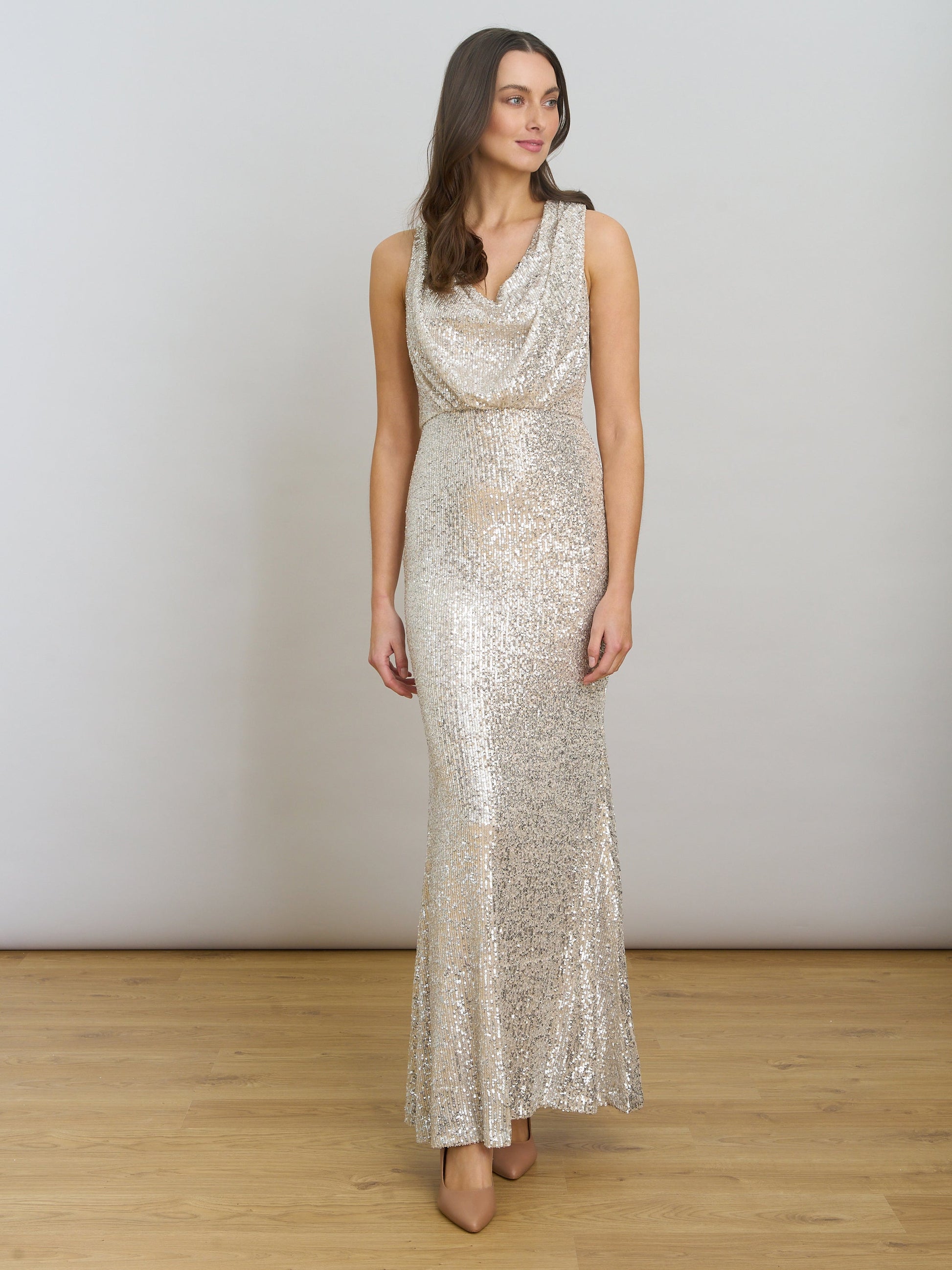  Terri Sequin Maxi Dress