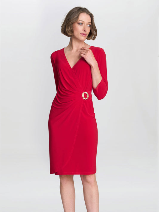  Tilda Jersey Dress With Embellished Buckle
