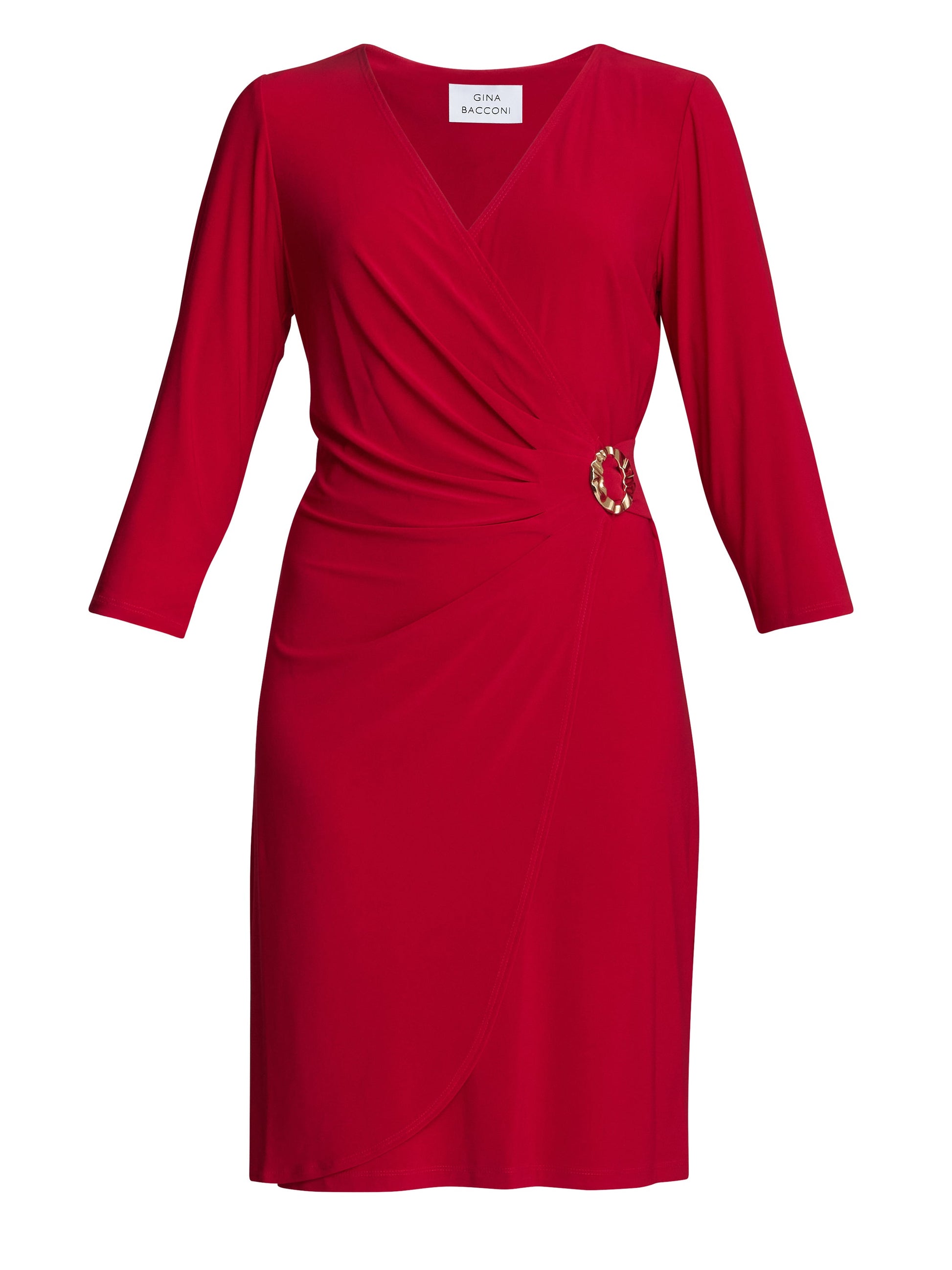  Tilda Jersey Dress With Embellished Buckle