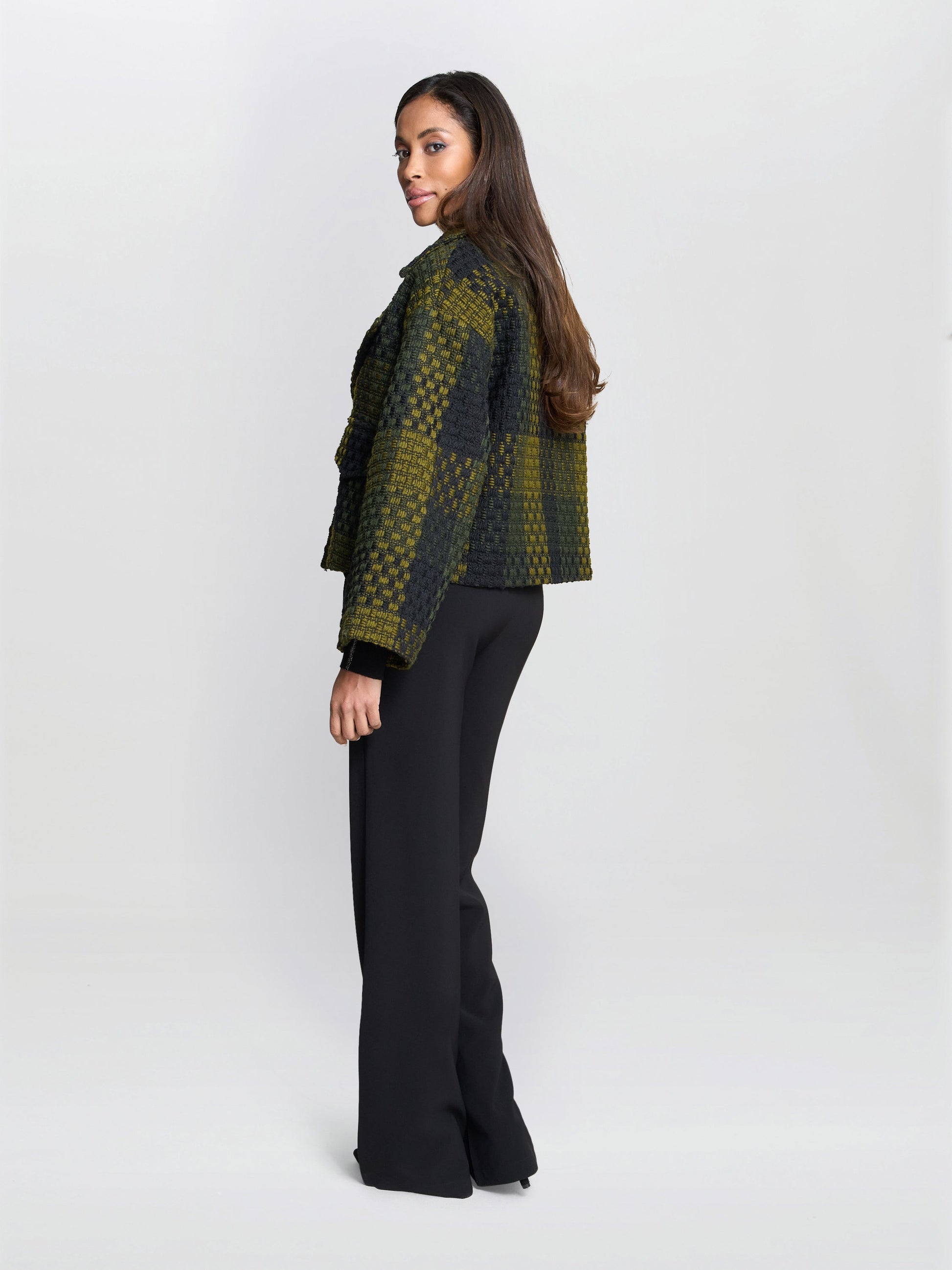  Vered Textured Check Jacket