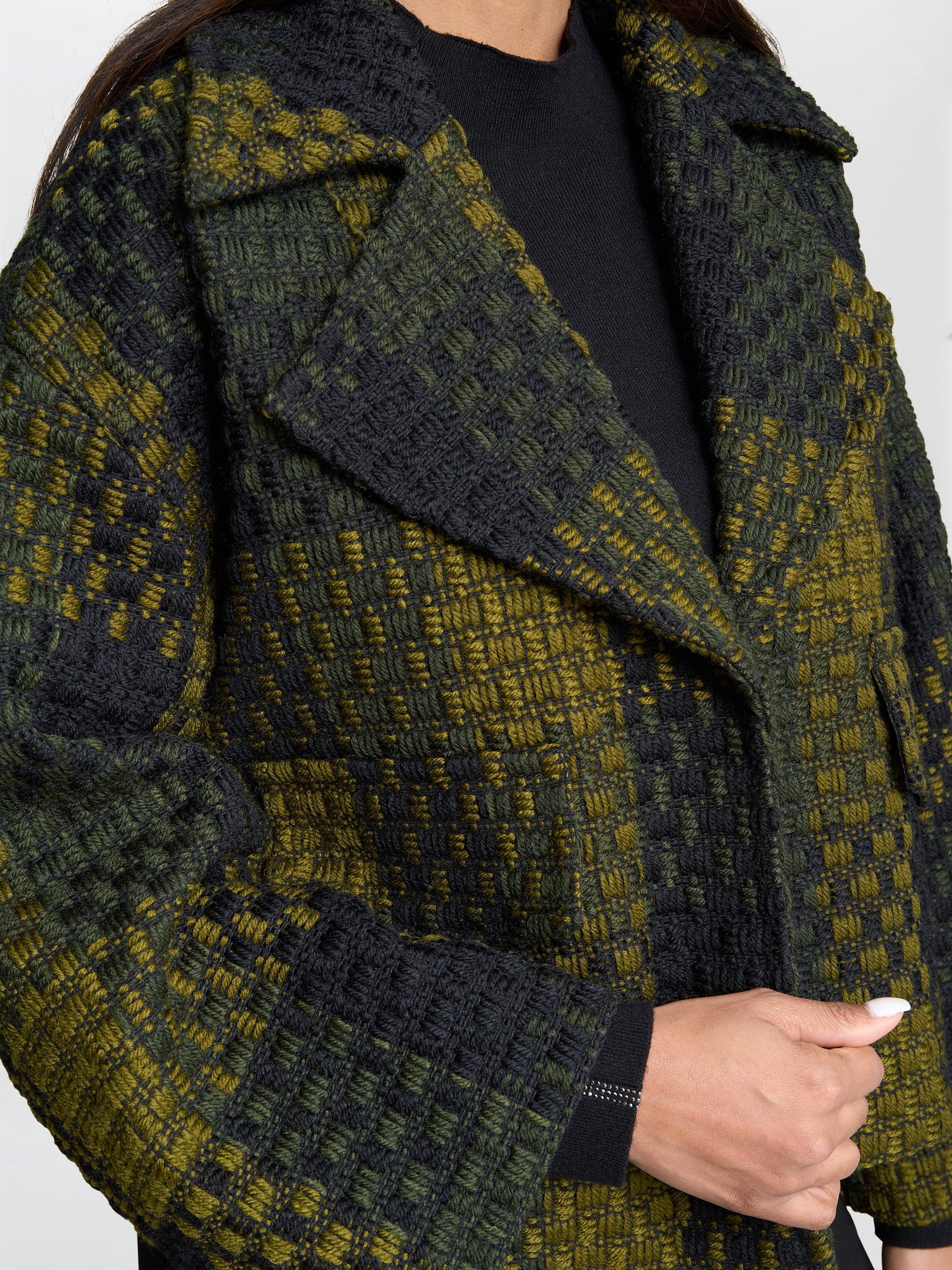  Vered Textured Check Jacket