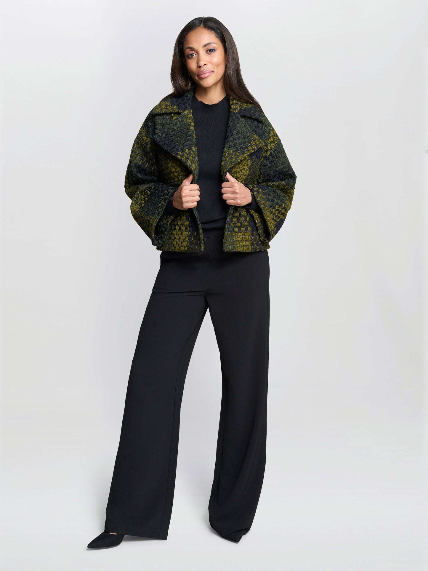  Vered Textured Check Jacket