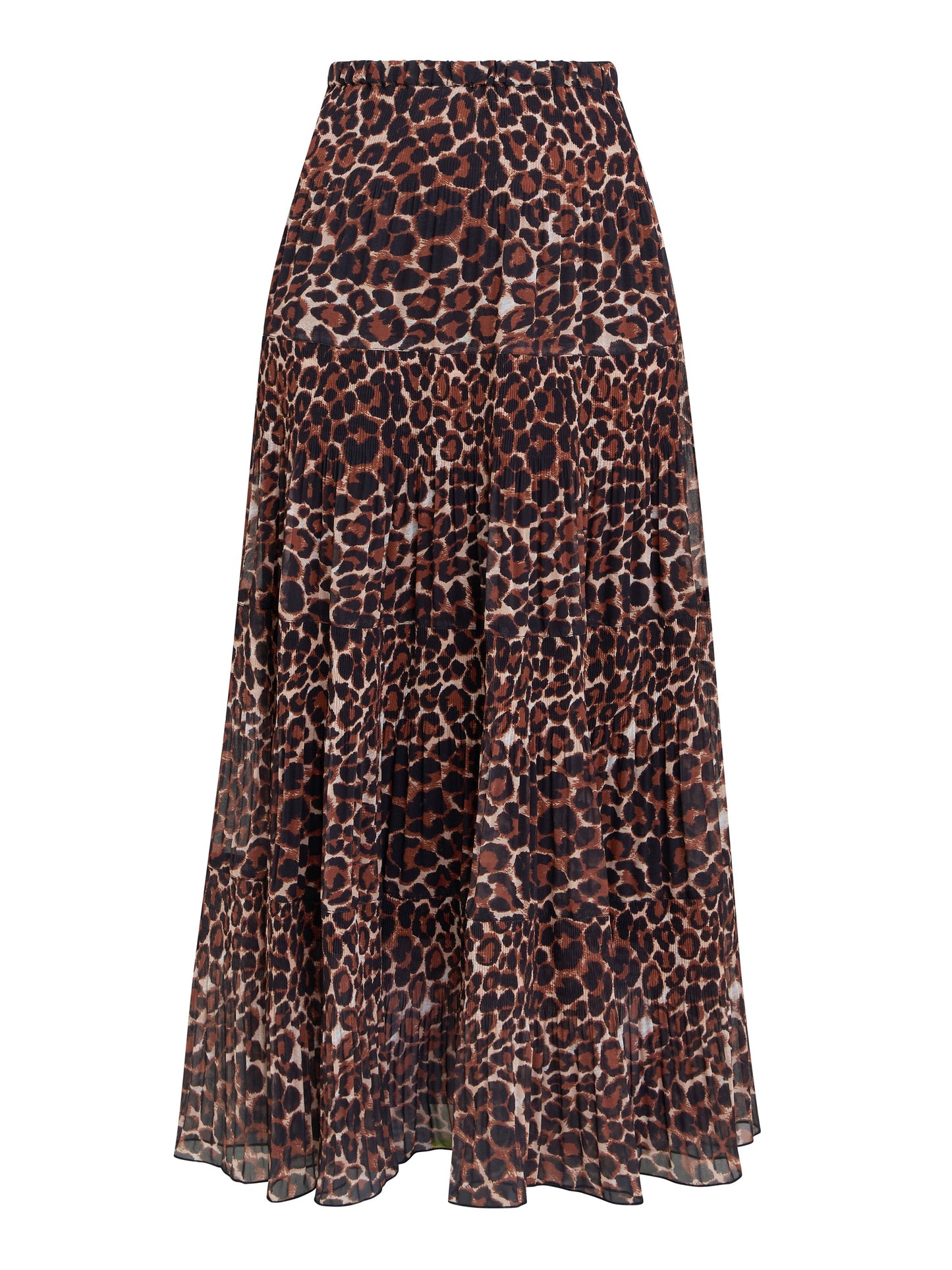 Kristy Leopard Print Maxi Skirt