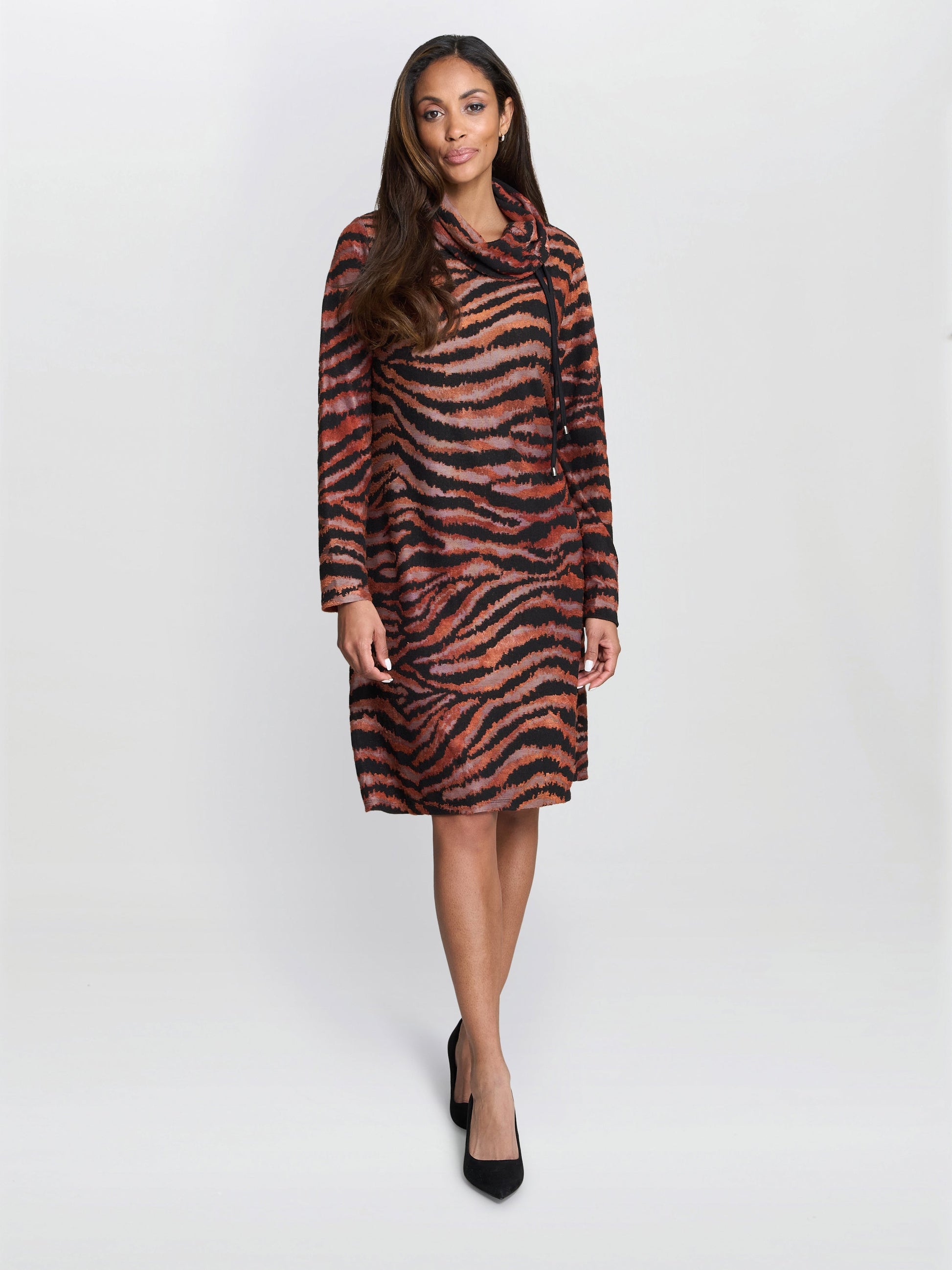  Aisling Animal Print Dress