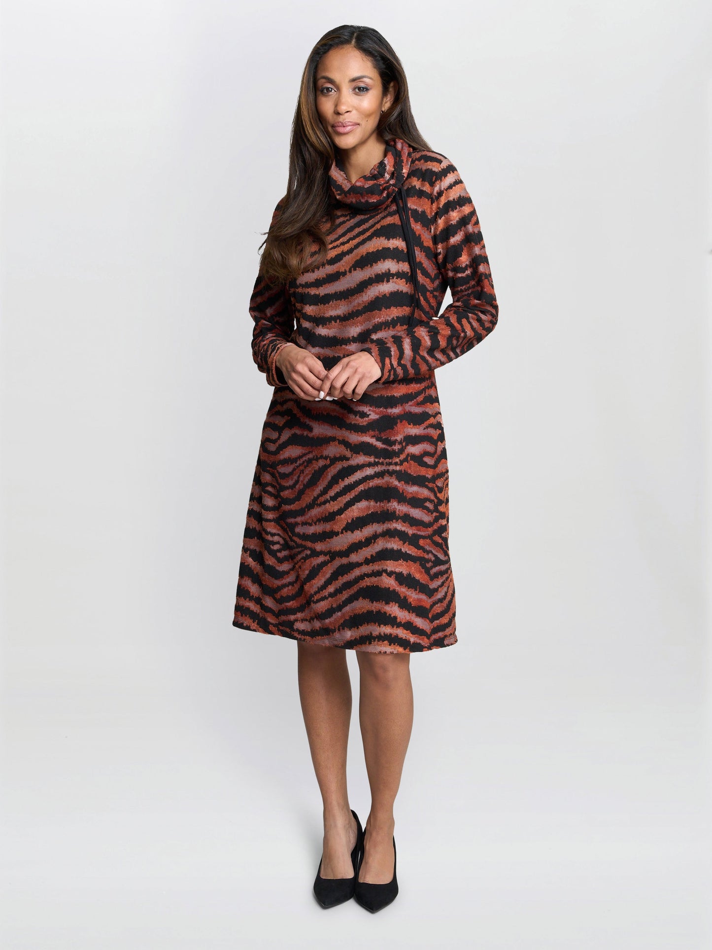  Aisling Animal Print Dress
