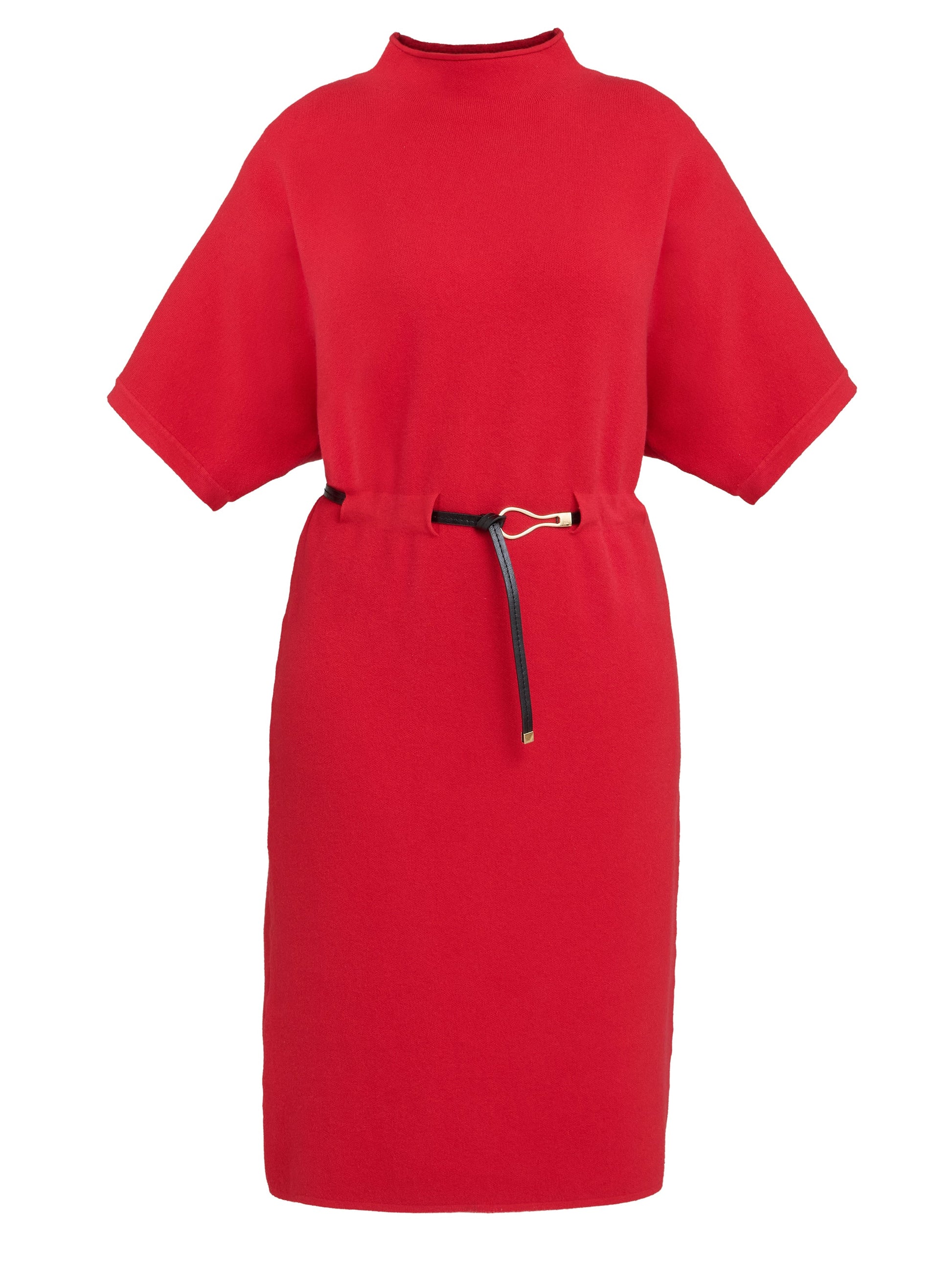  Alaura Belted Knit Midi Dress