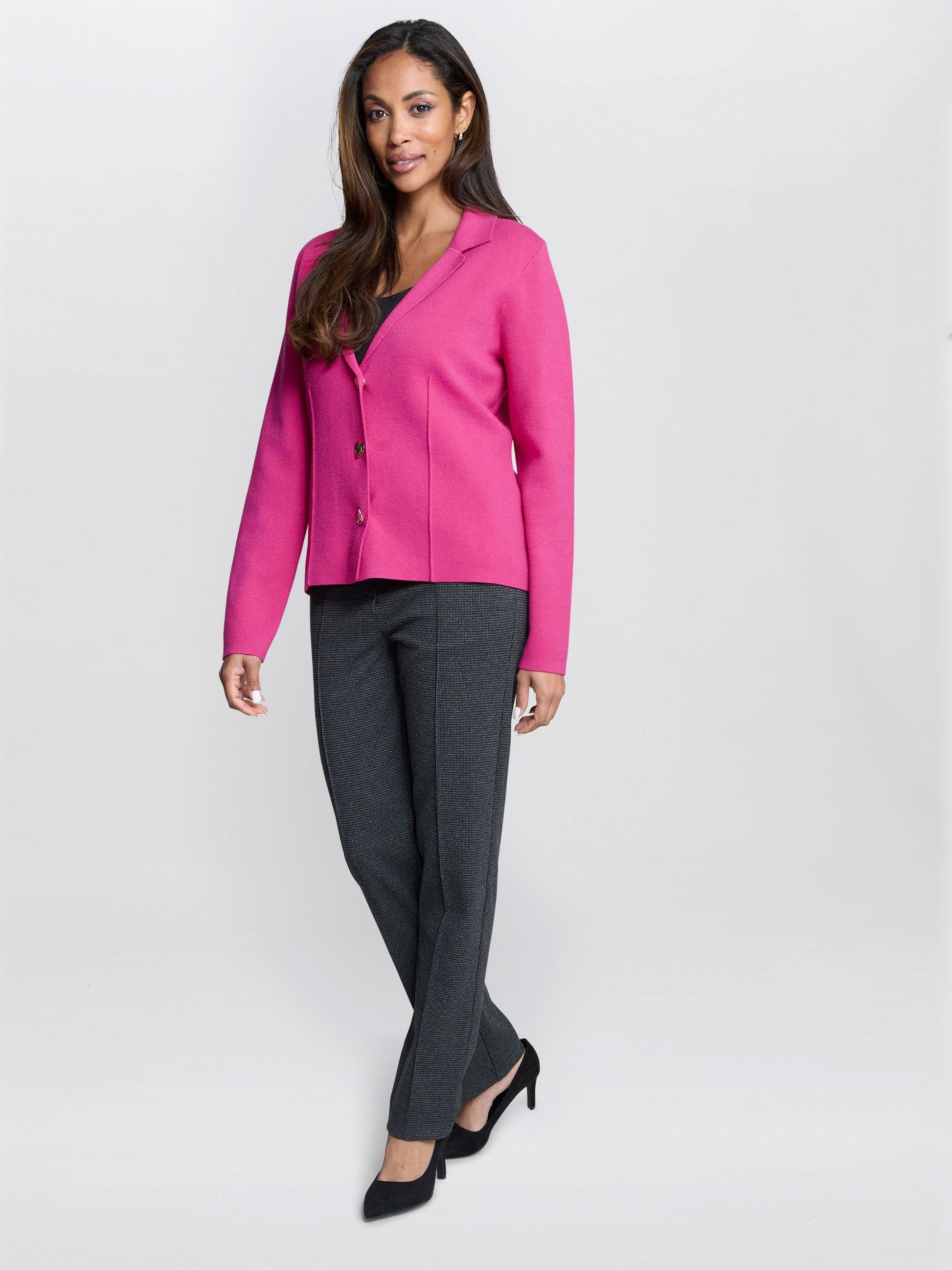  Alyona Heart Button Jacket