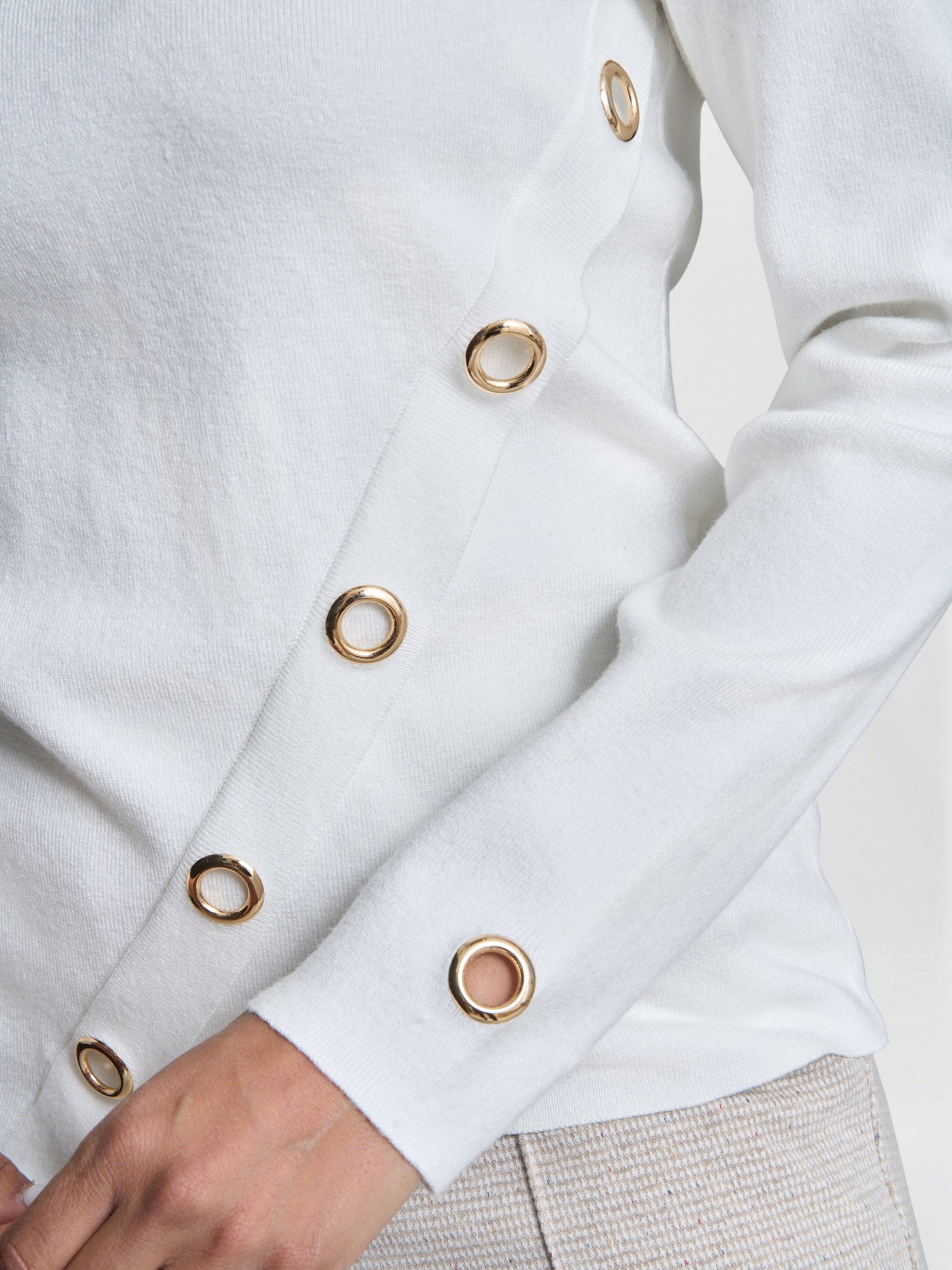  Anabella Button Detail Sweater