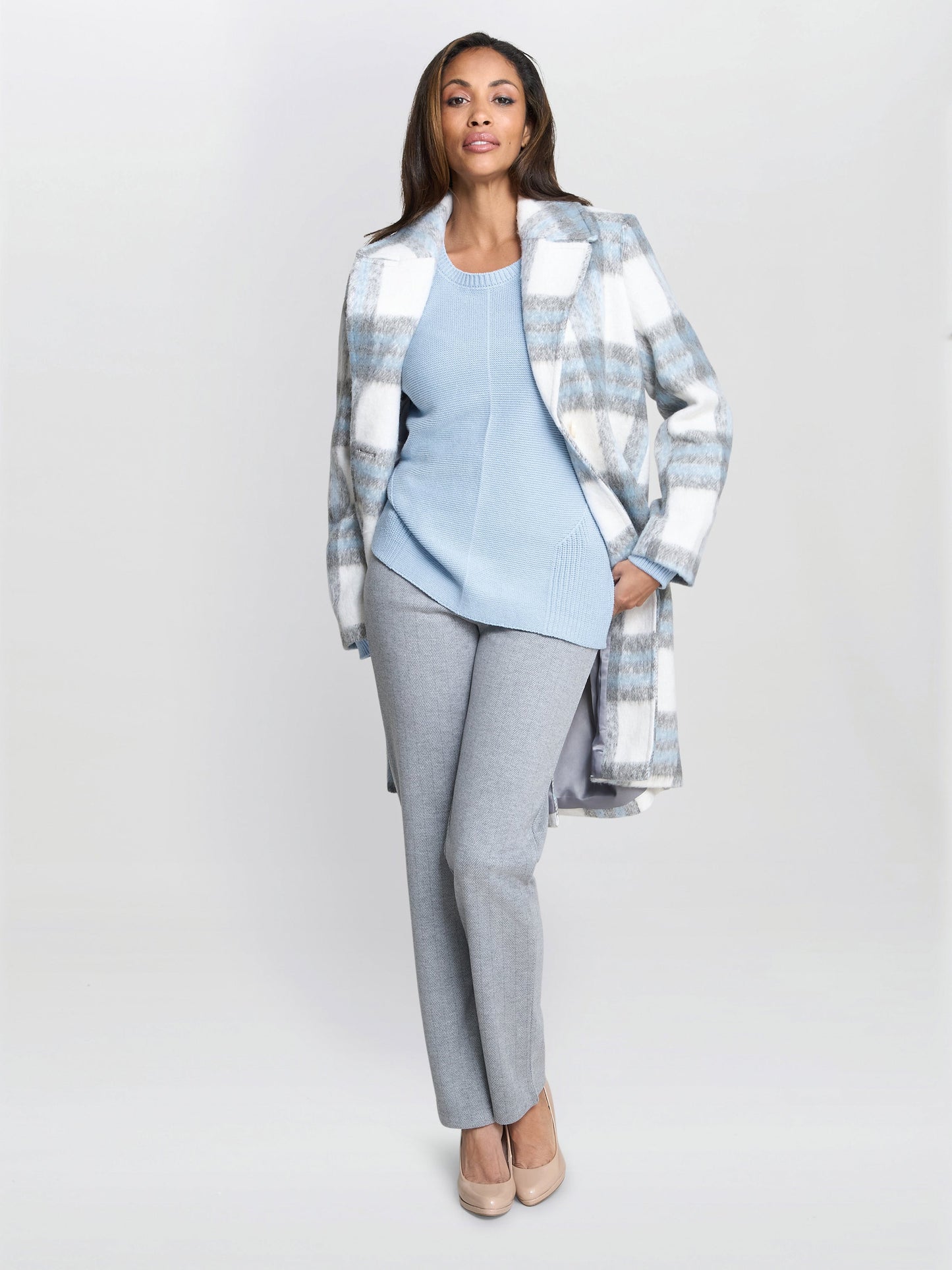  Anika Check Coat
