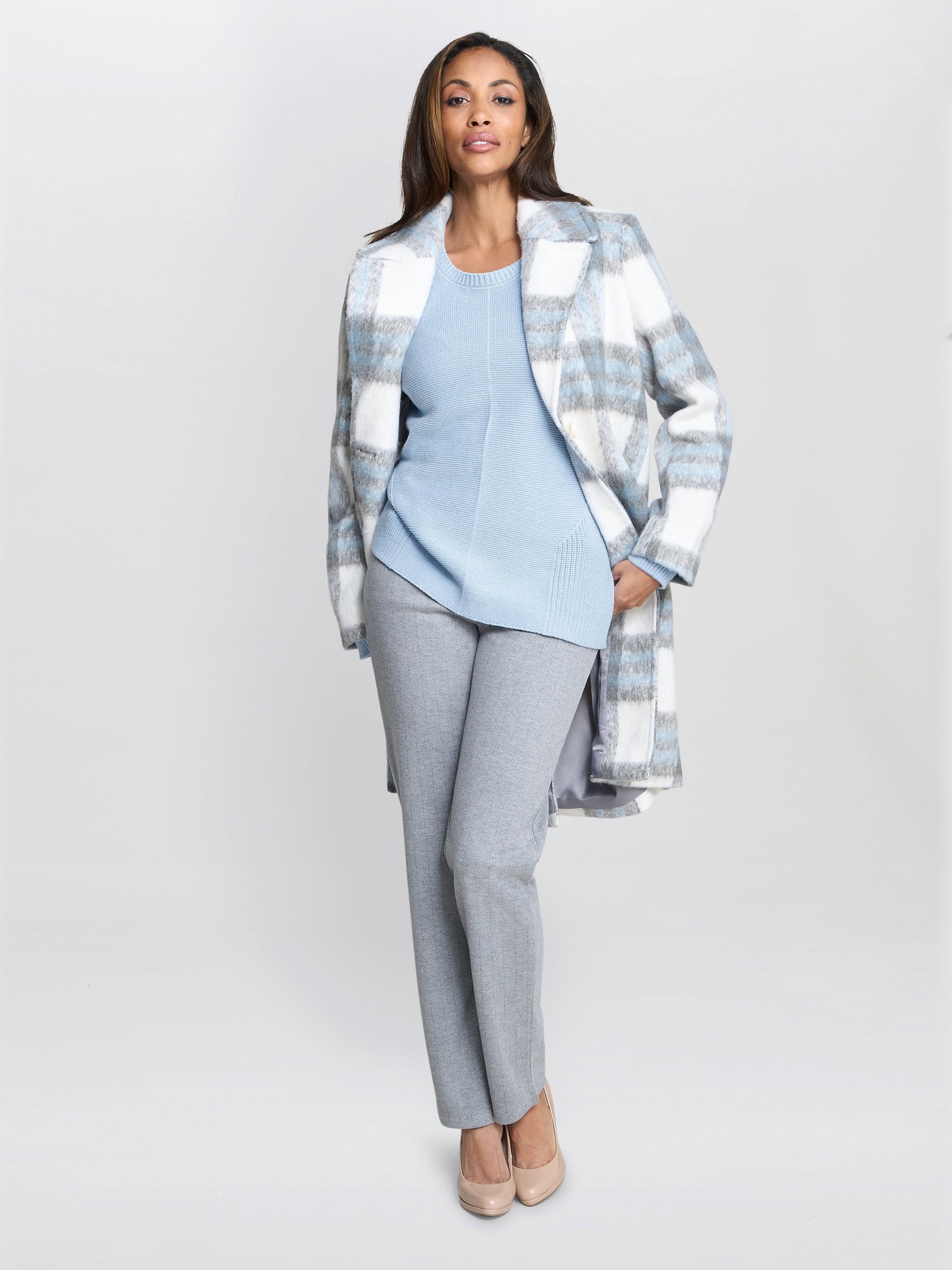  Anika Check Coat