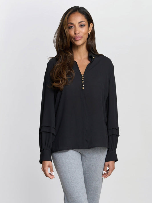  Antoinette Black Blouse