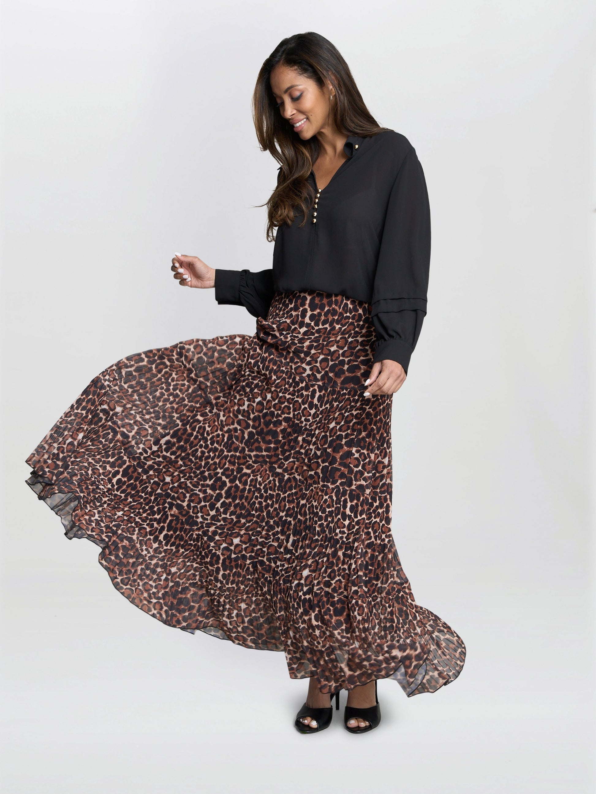  Antoinette Black Blouse