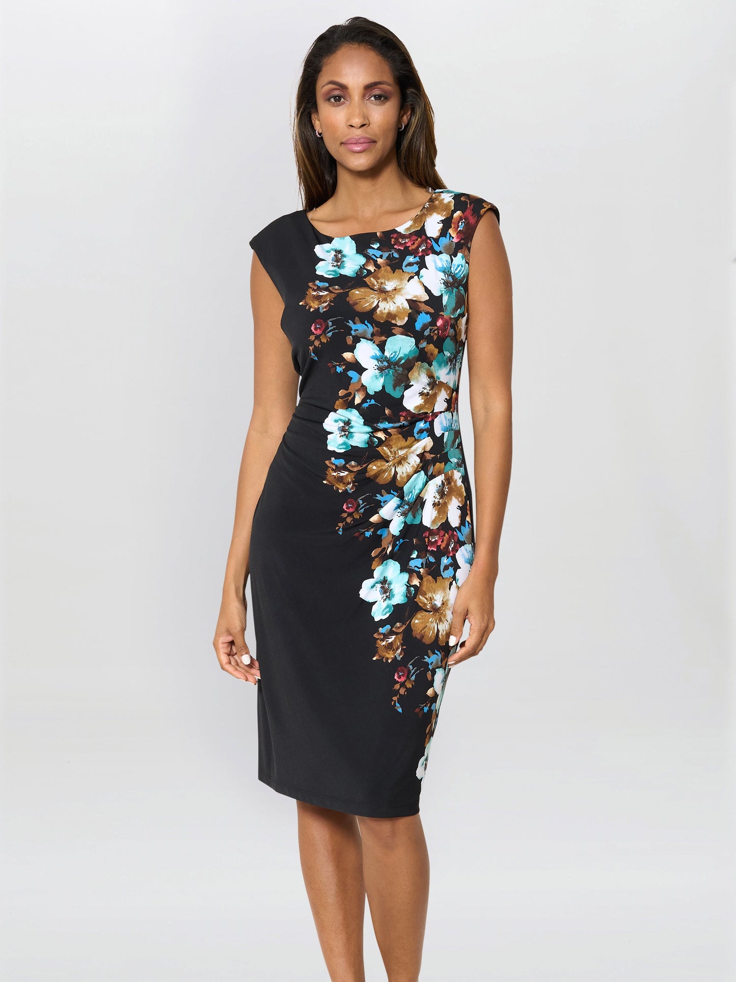  Wilhelmina Floral Print Dress