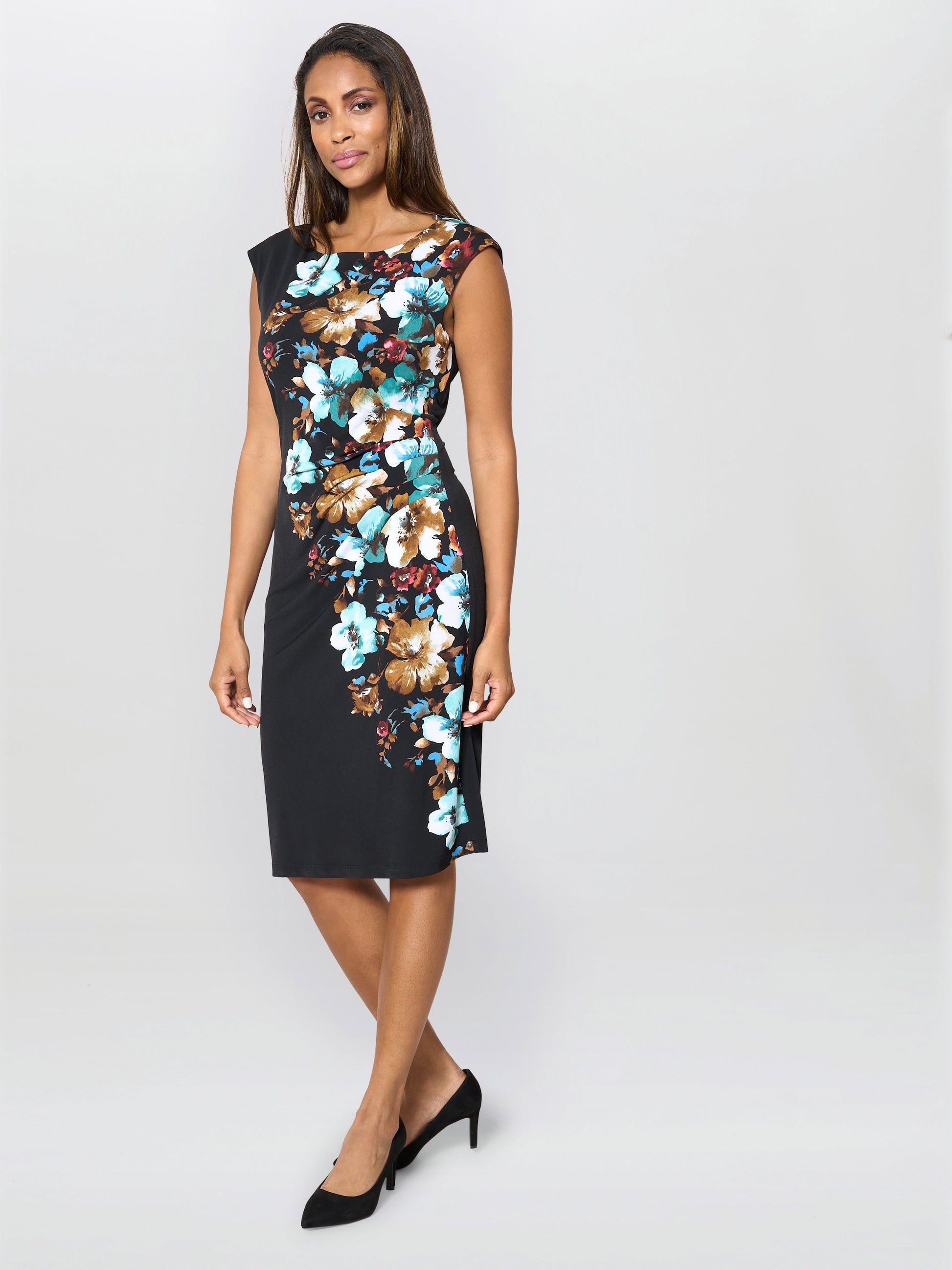  Wilhelmina Floral Print Dress
