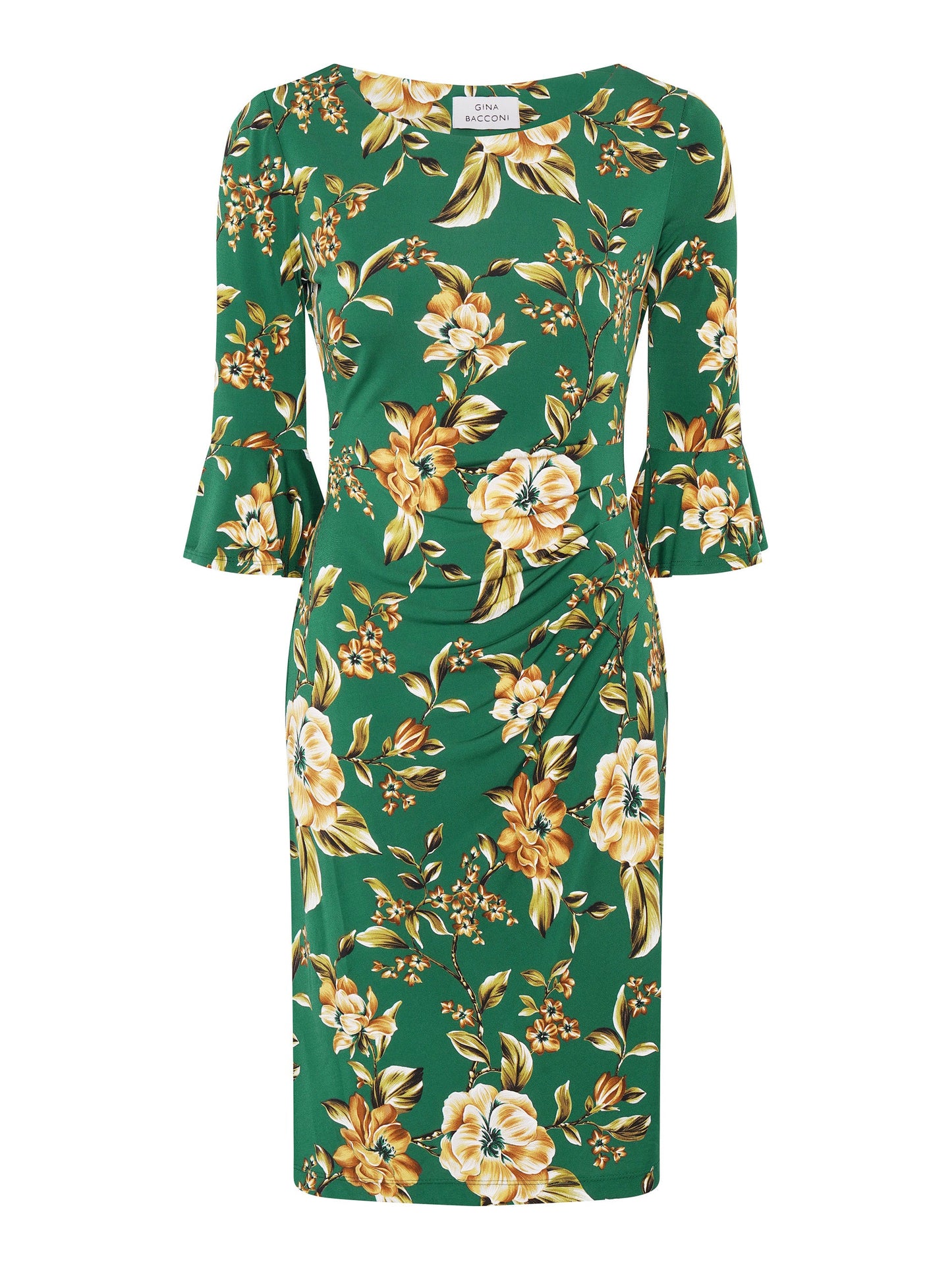  Yasmine Green Floral Dress