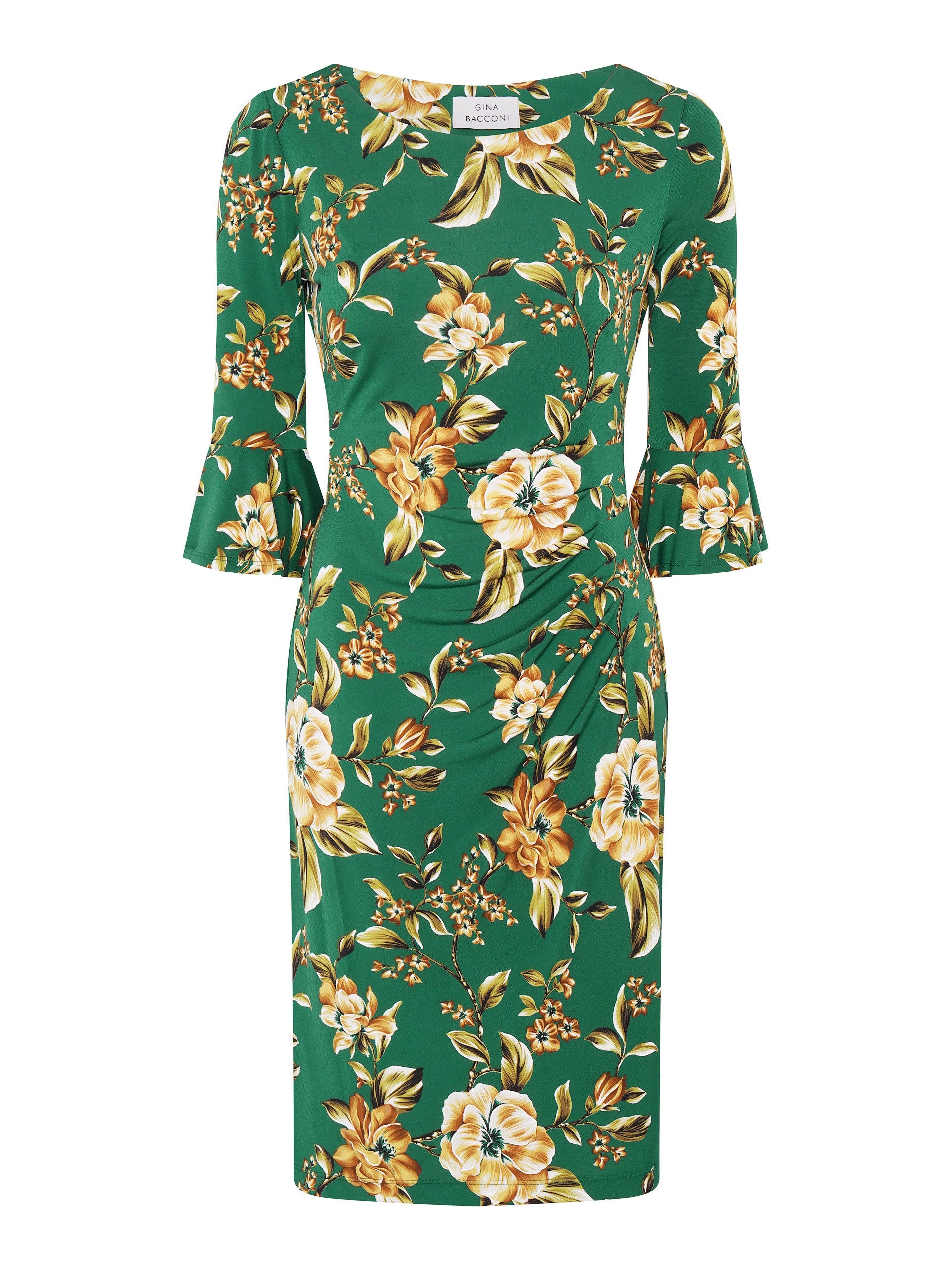  Yasmine Green Floral Dress