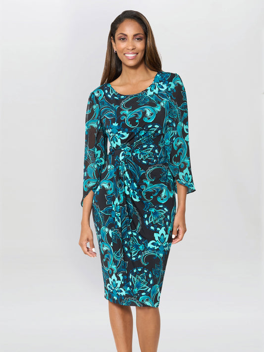  Zelda Draped Jersey Dress
