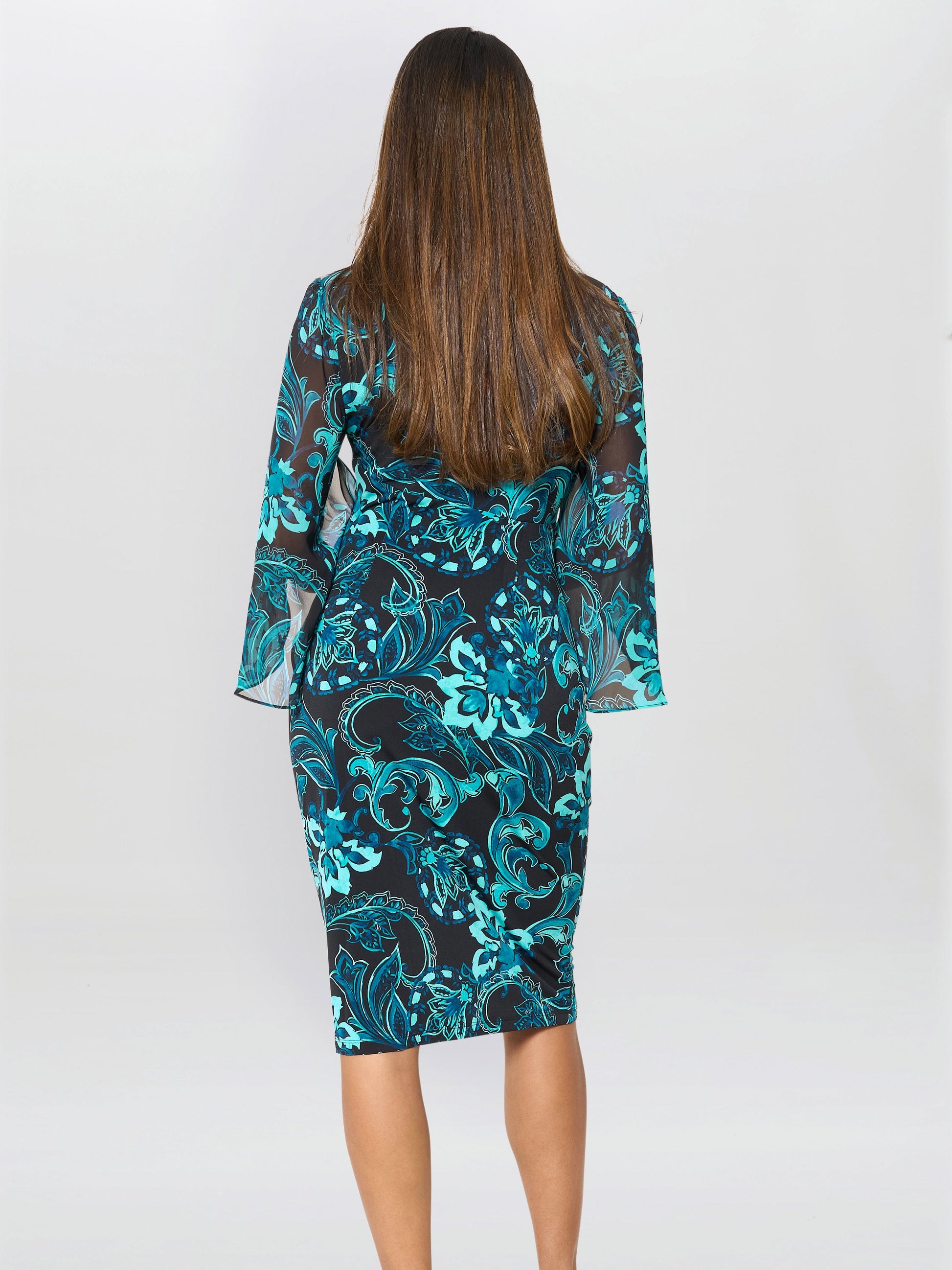  Zelda Draped Jersey Dress