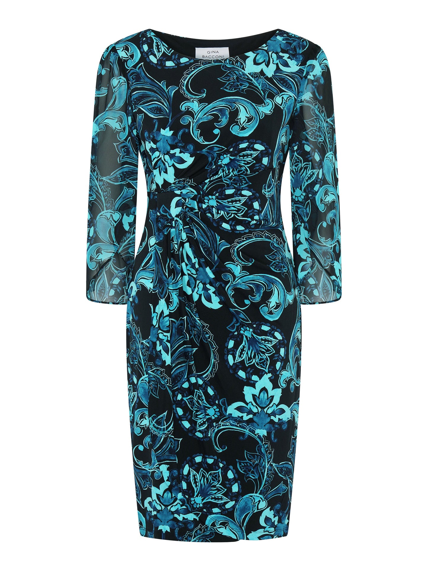  Zelda Draped Jersey Dress
