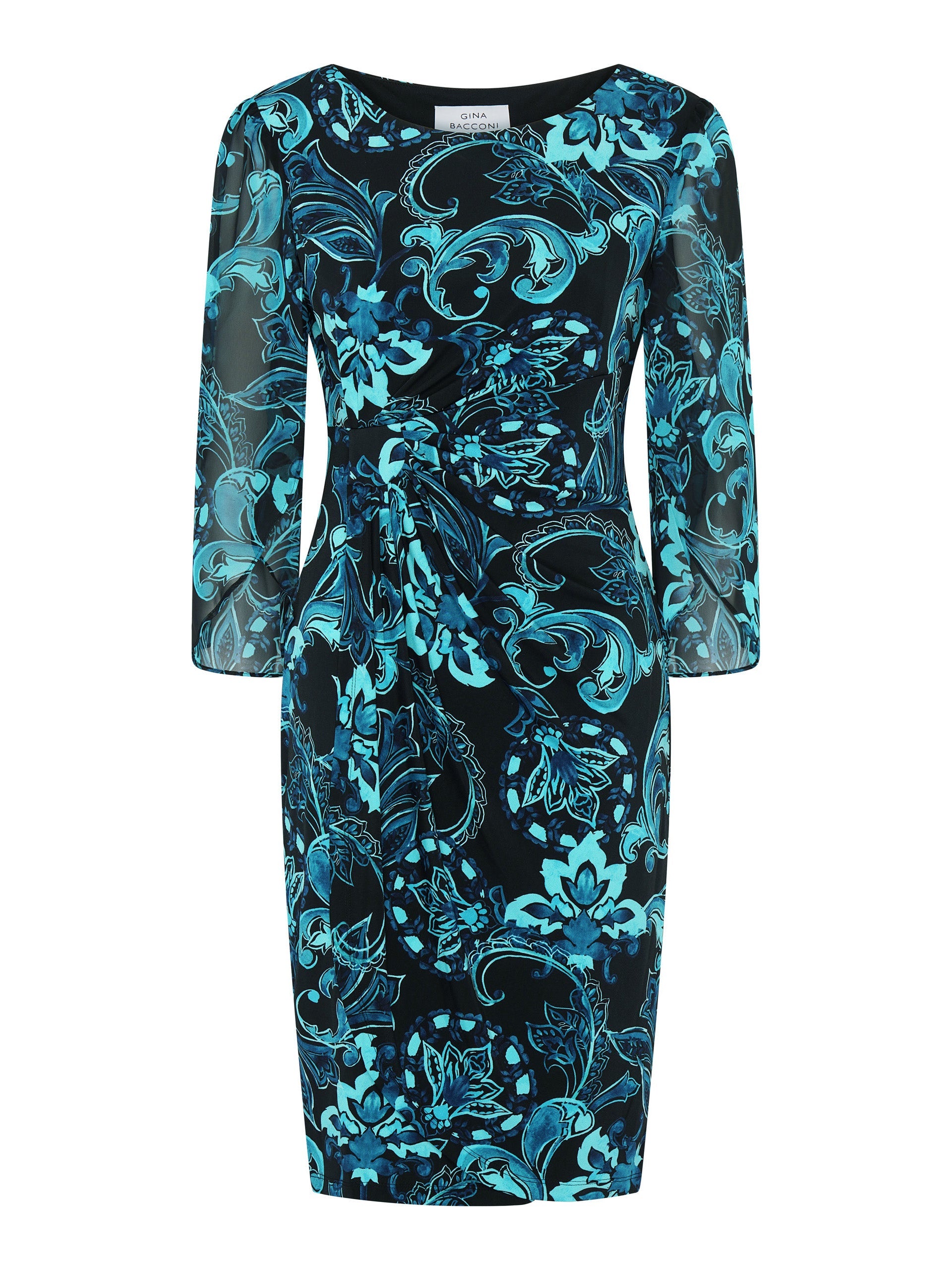  Zelda Draped Jersey Dress