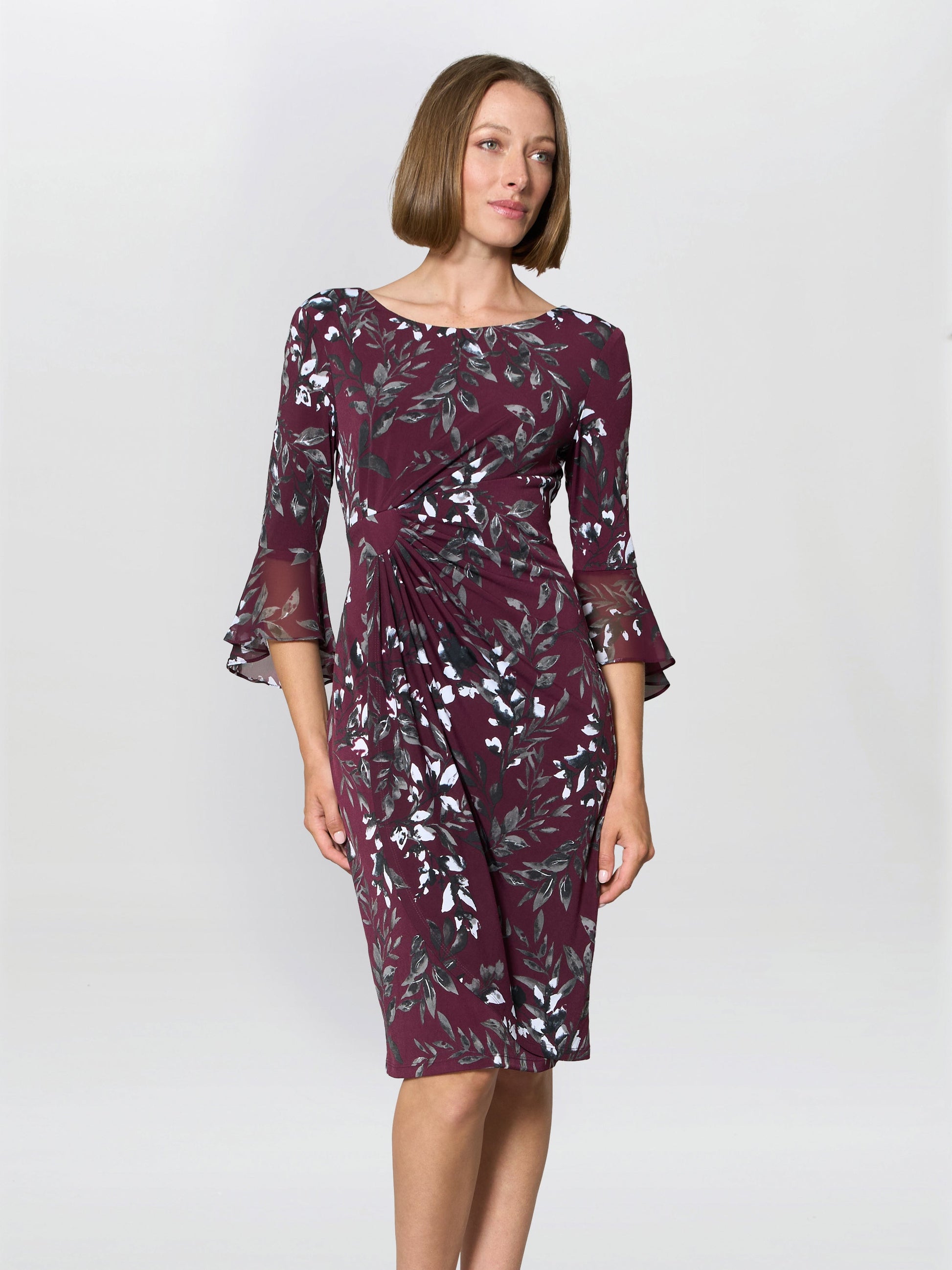  Kristin Floral Sheath Dress