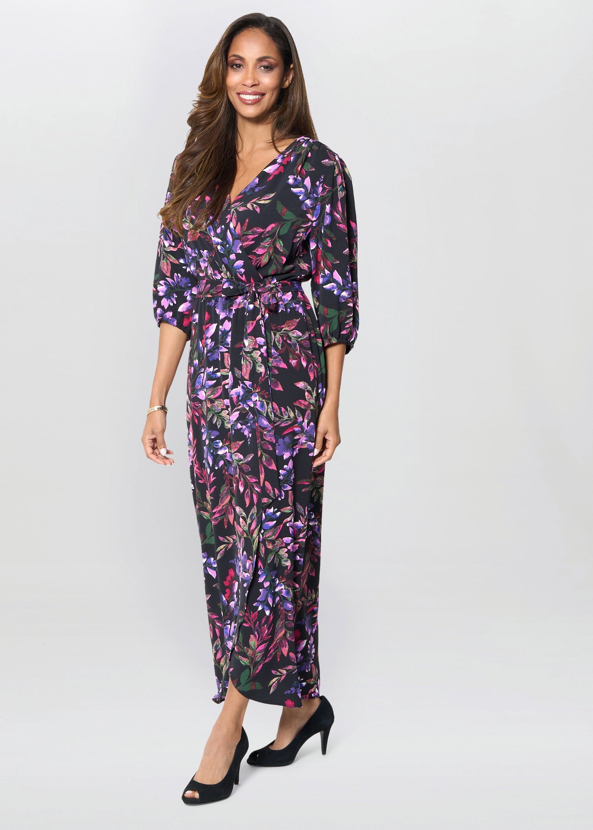  Aga Floral Print Dress