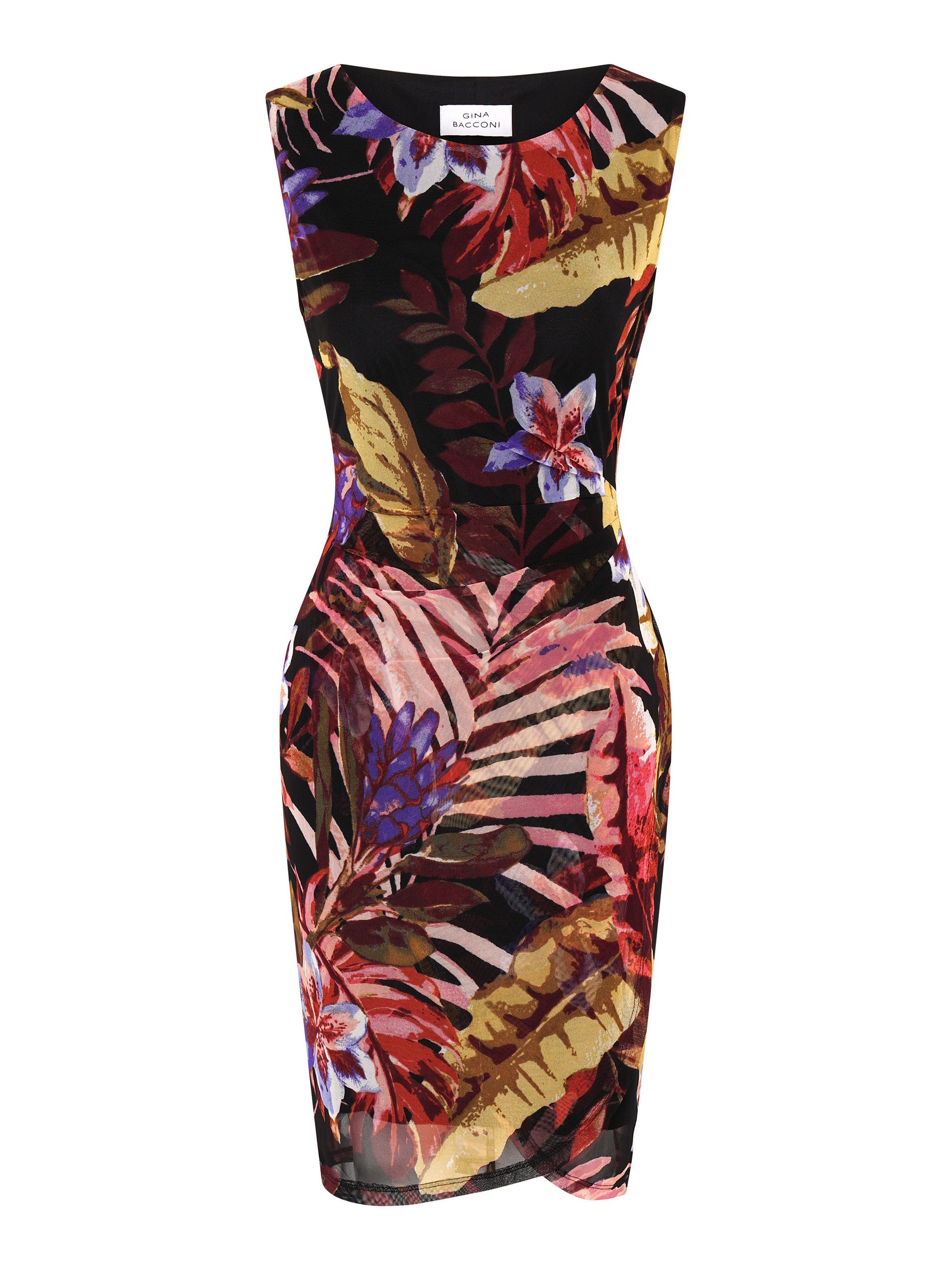  Aimee Tropical Print Dress