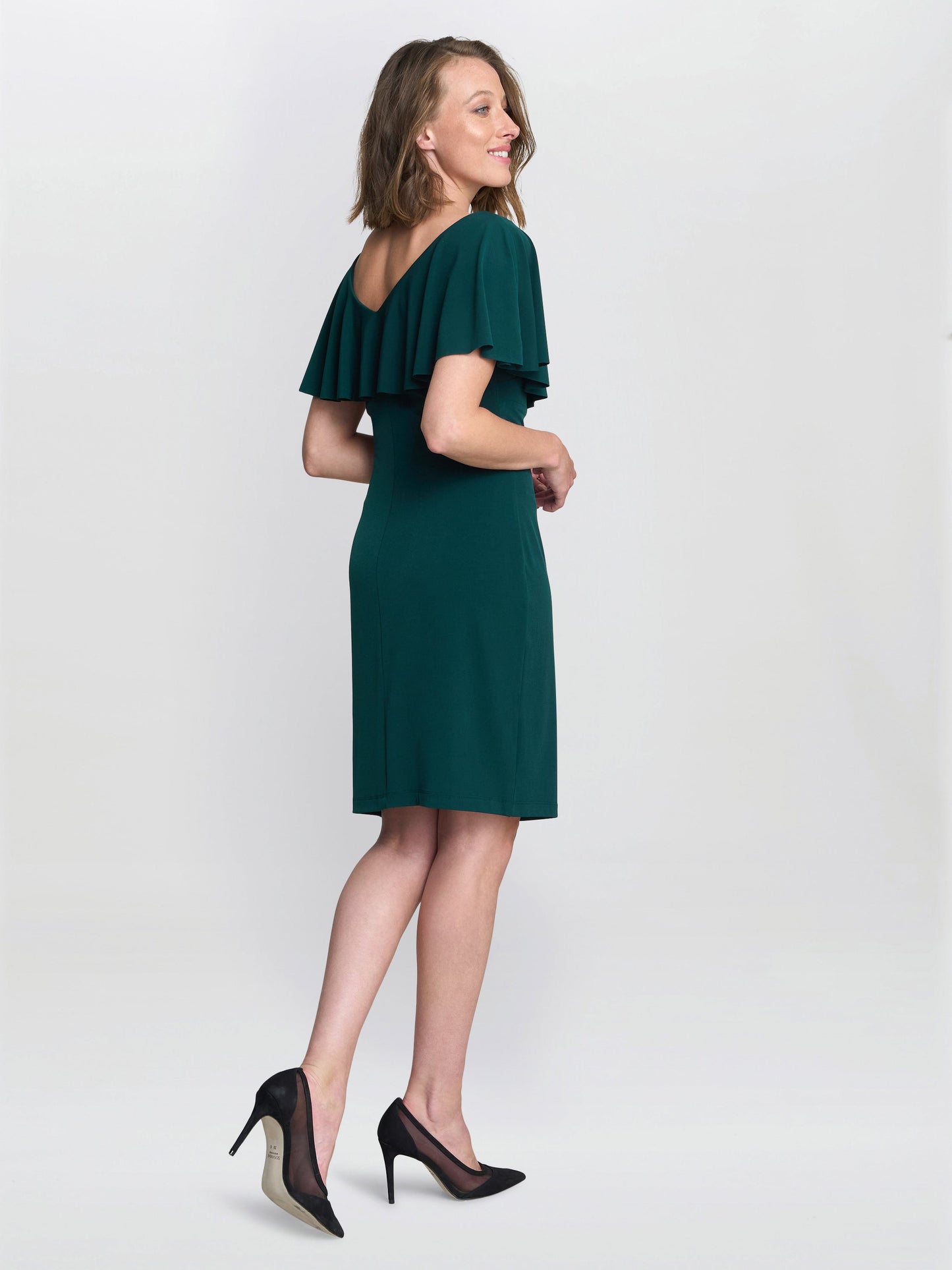  Allie Flutter Sleeve Cocktail Dress