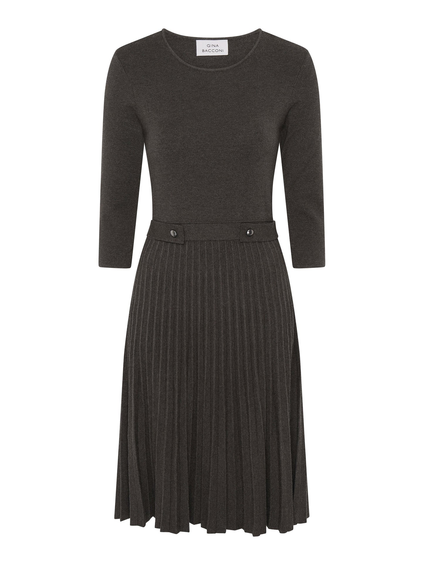  Annabella Pleated Midi Dress