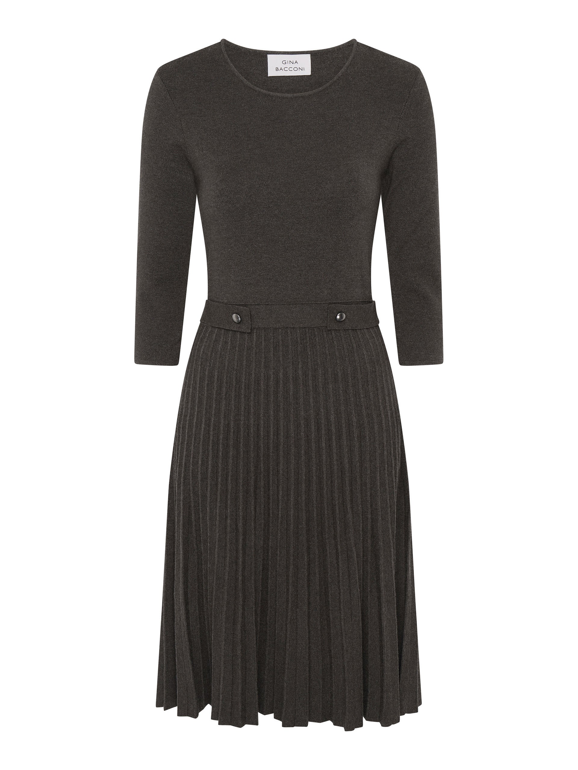  Annabella Pleated Midi Dress