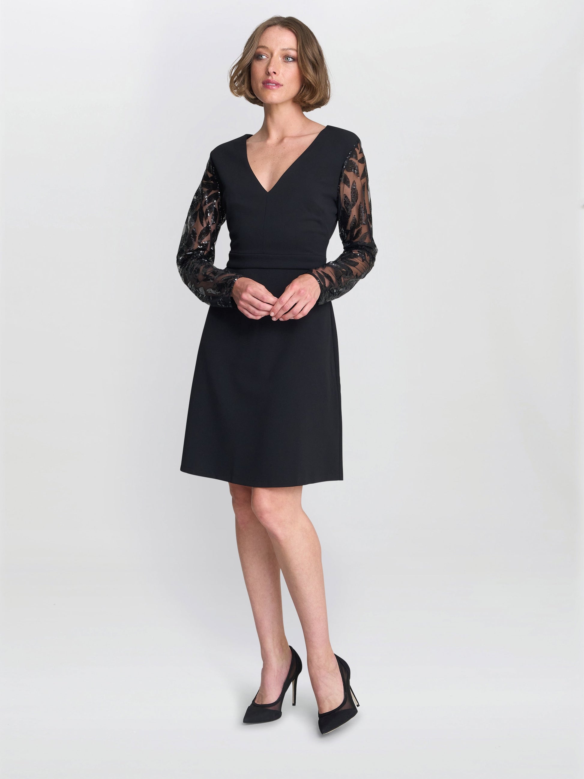  Angie Black Cocktail Dress