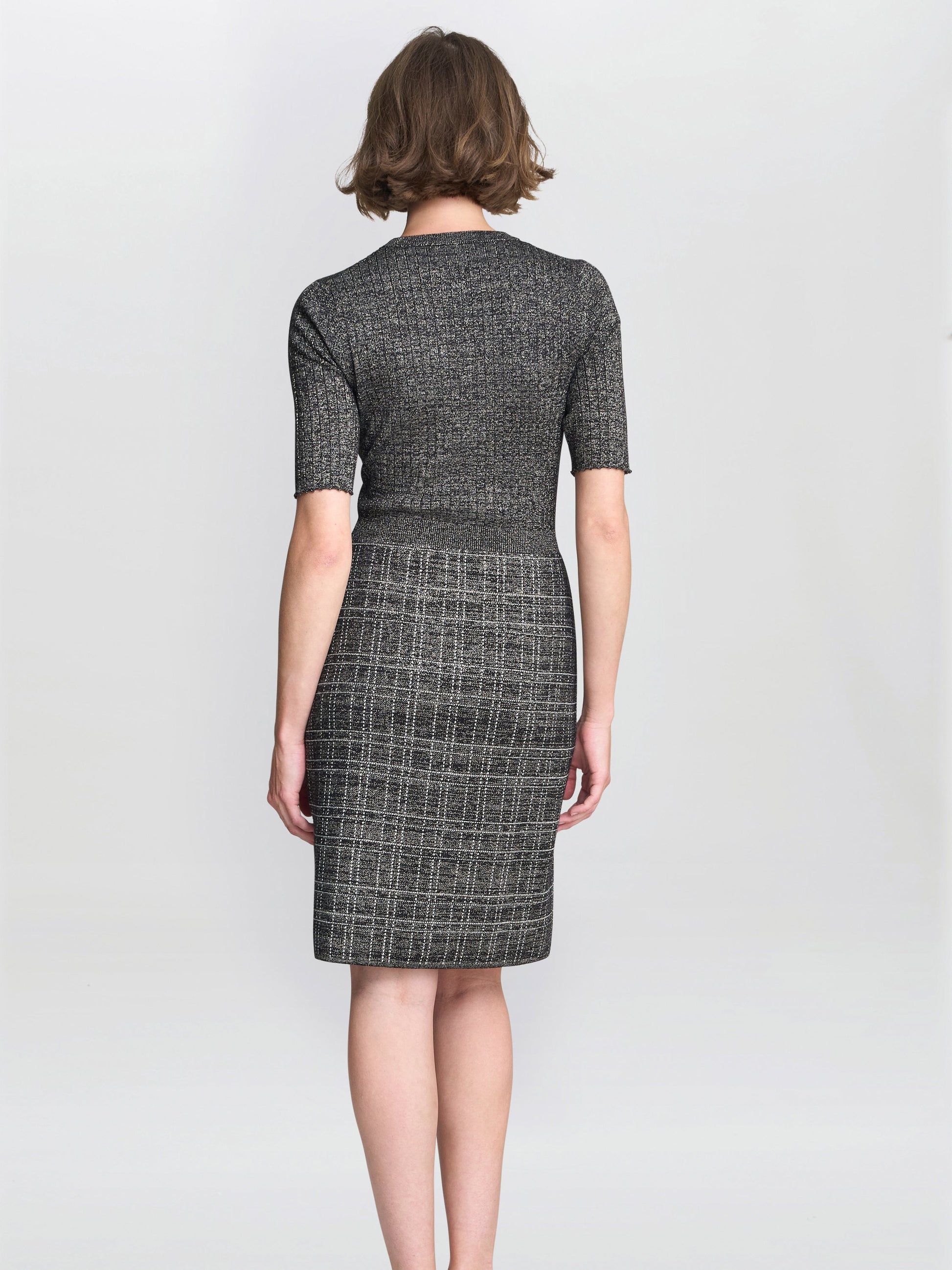  Antonella Button Detail Knit Dress