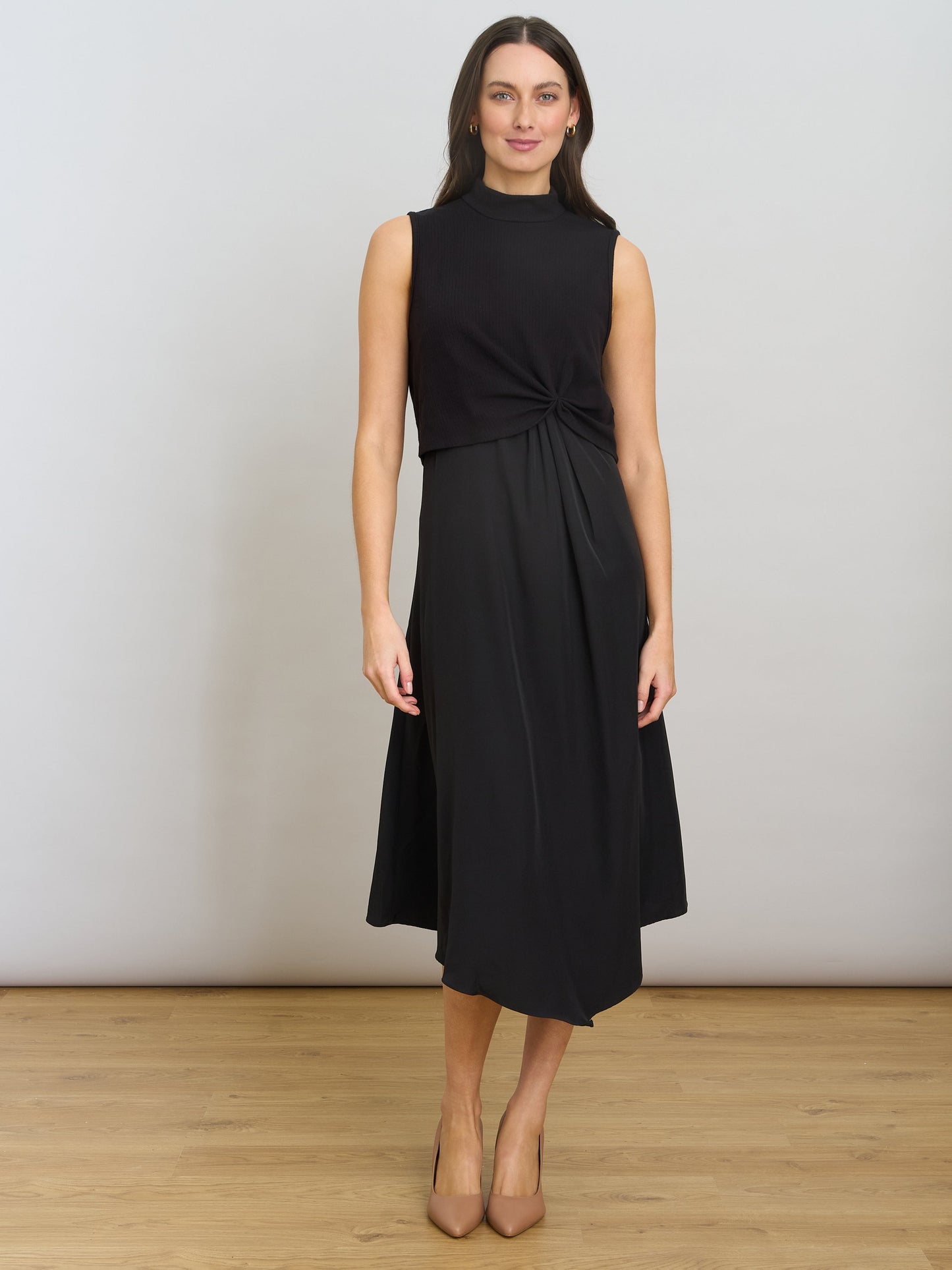 Ashlee Black Midi Dress
