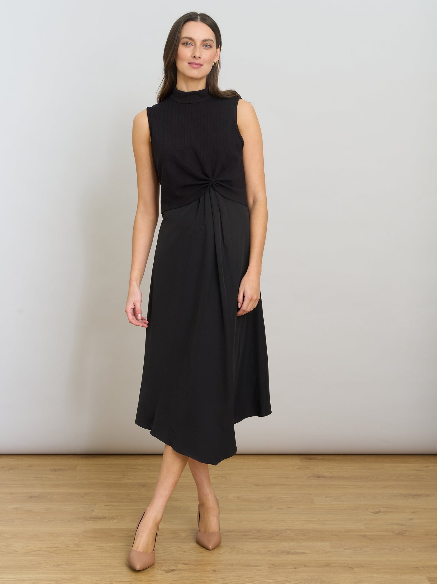  Ashlee Black Midi Dress
