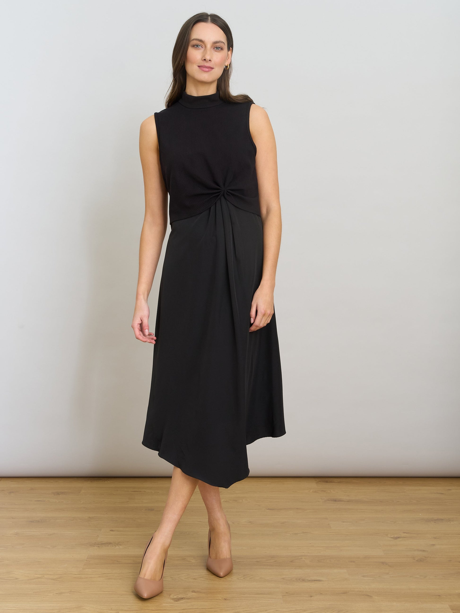  Ashlee Black Midi Dress