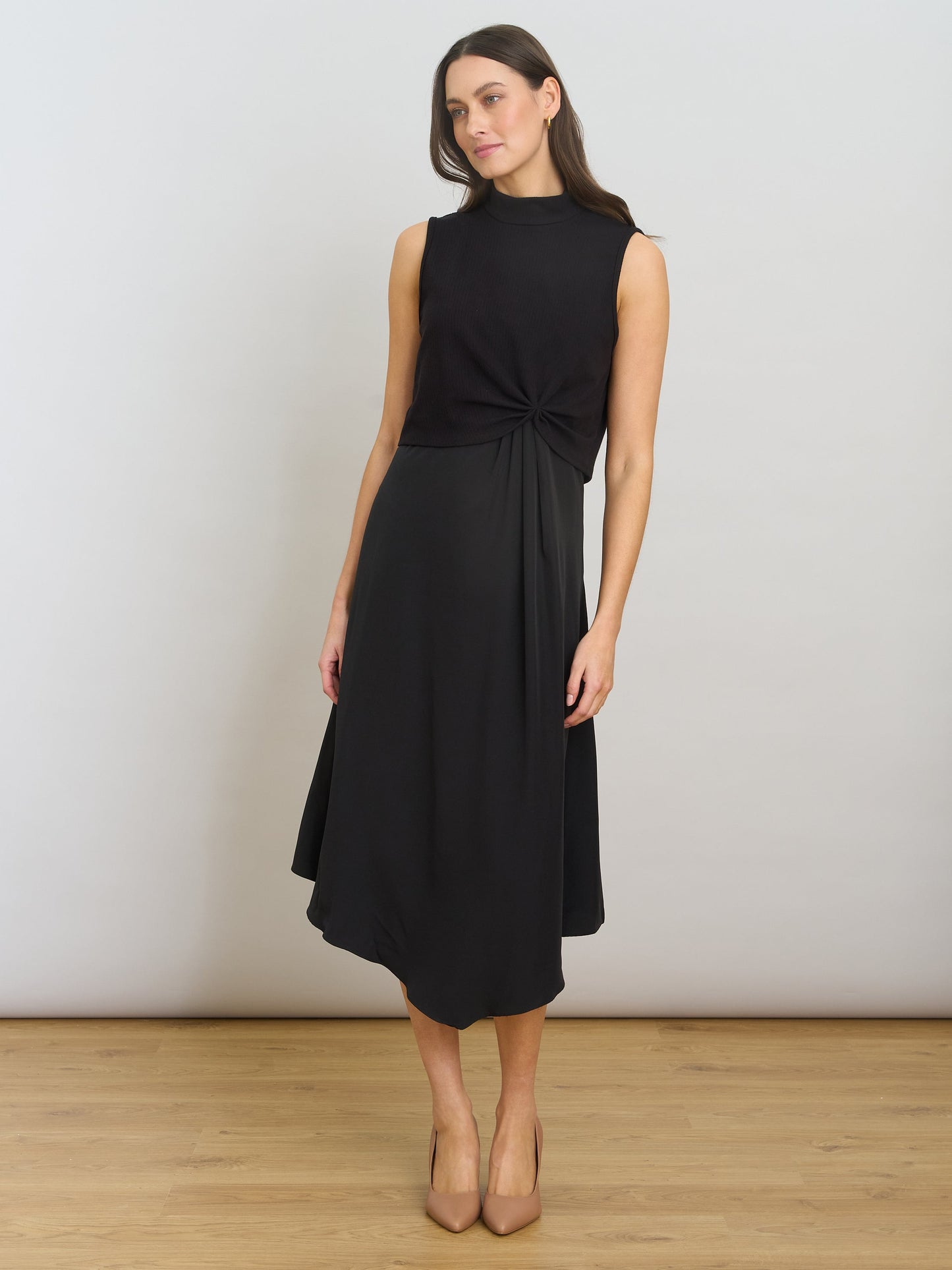  Ashlee Black Midi Dress