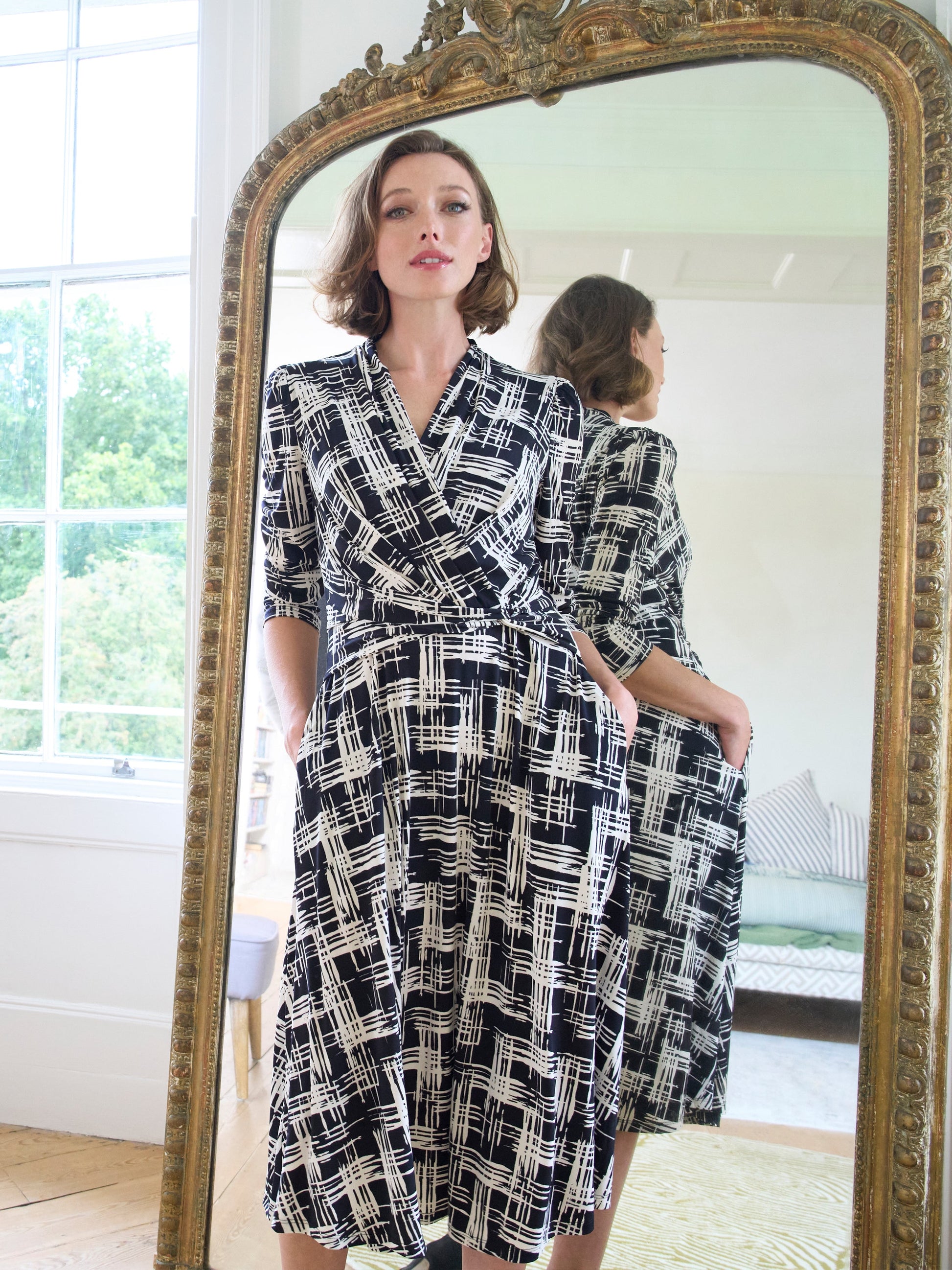  Becca Wrap Midi Dress