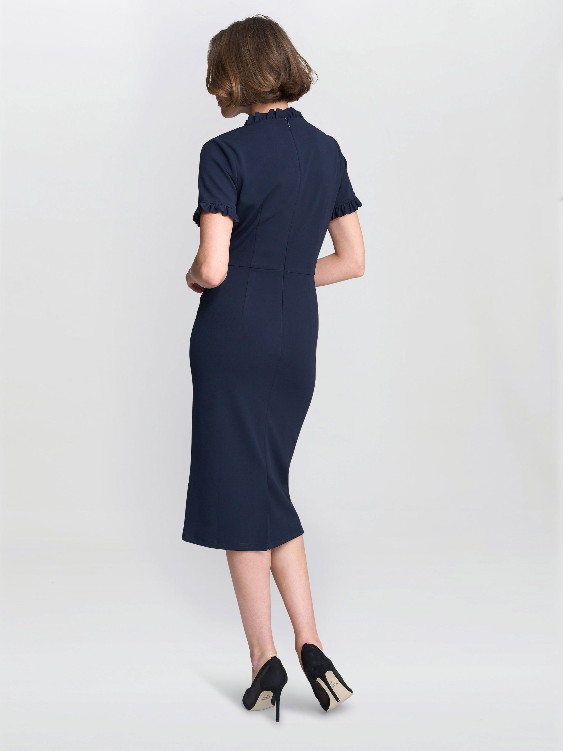  Anita Structured Sheath Dress