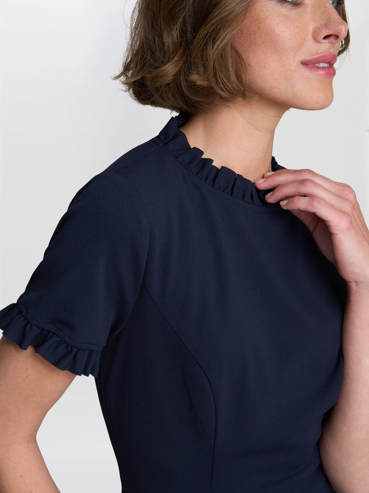  Anita Structured Sheath Dress