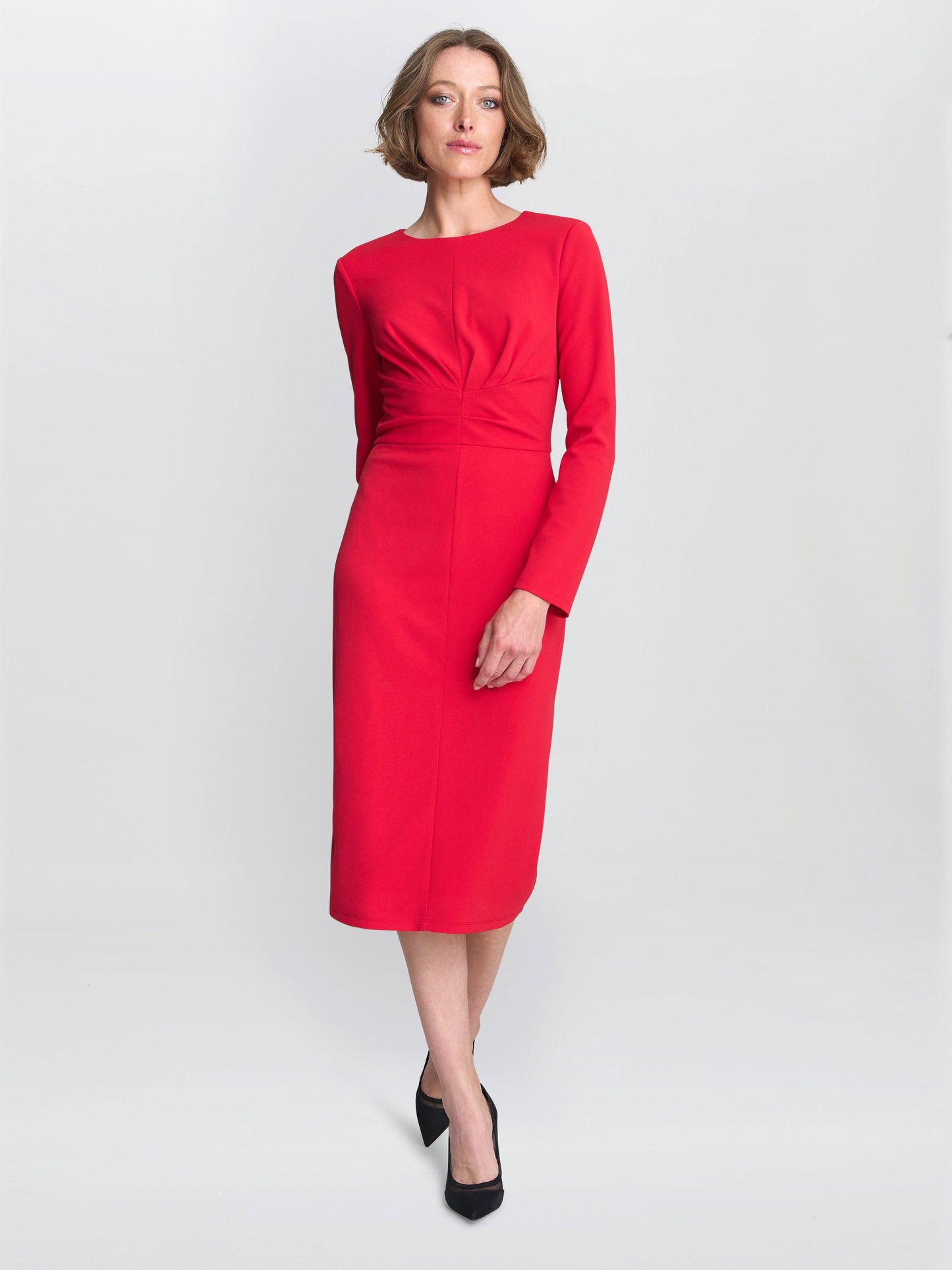 Belle Long Sleeve Midi Dress